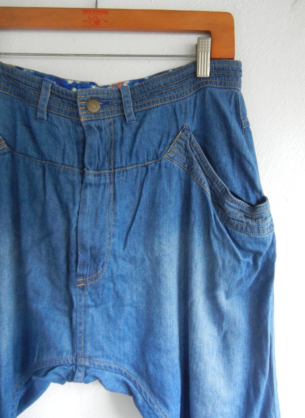 Tsumori Chisato Stretch Indigo Denim Oversized Size 32