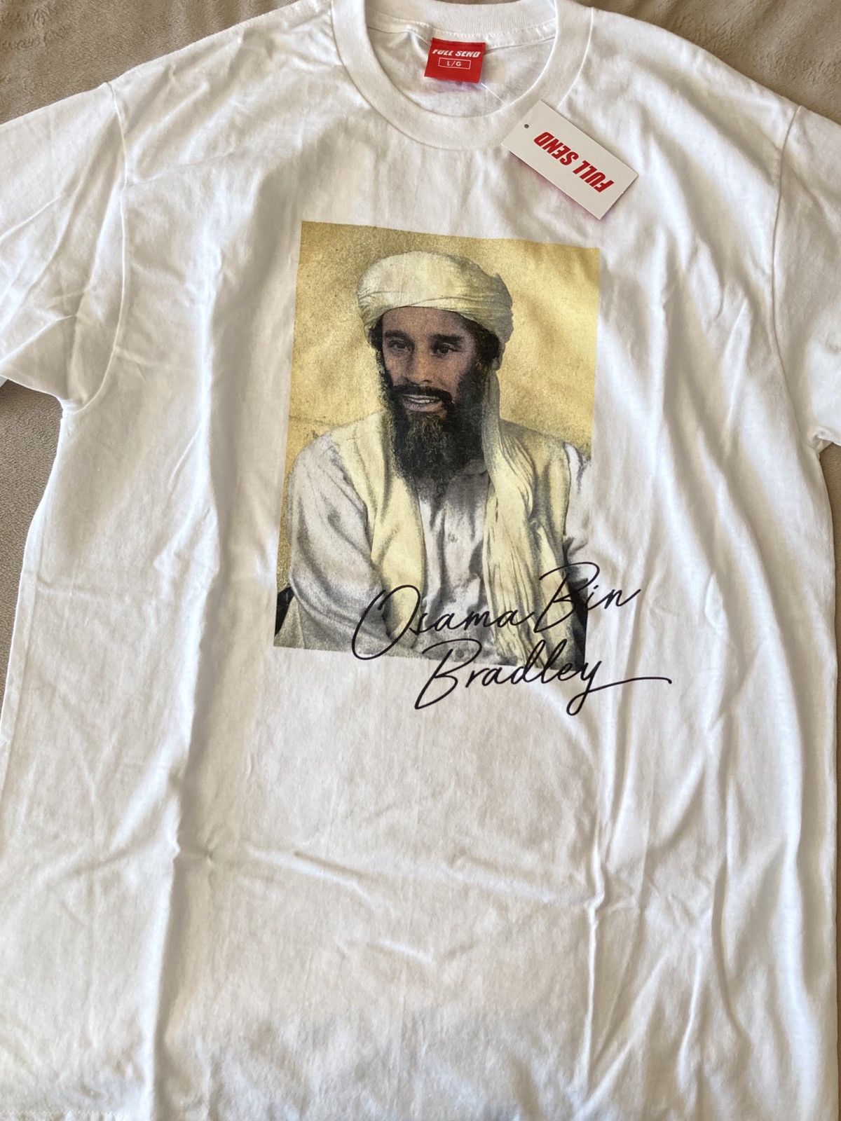 Full Send Steve will do it Osma Bin Bradley tee size large Size US L / EU 52-54 / 3 - 2 Thumbnail