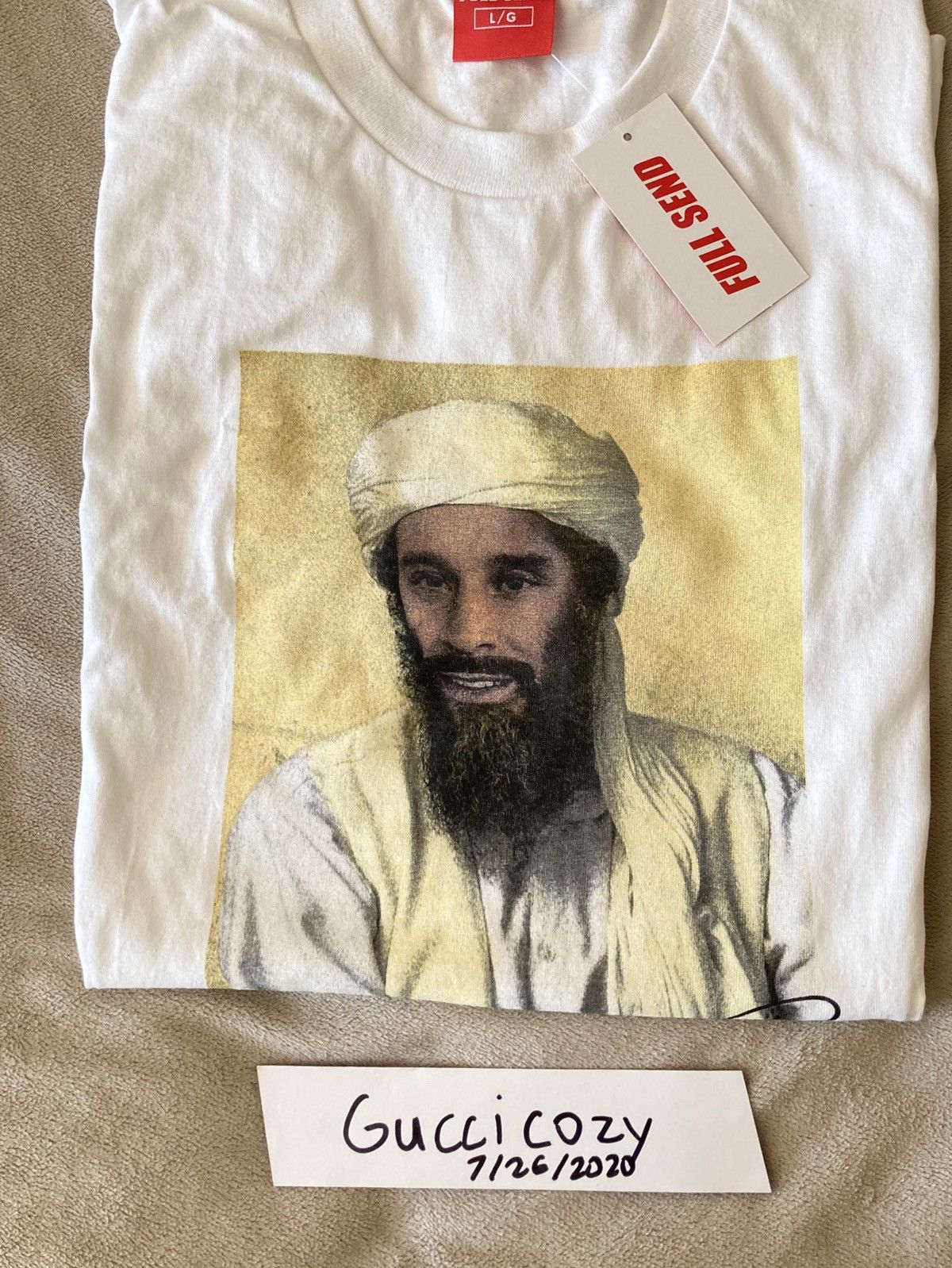 Full Send Steve will do it Osma Bin Bradley tee size large Size US L / EU 52-54 / 3 - 1 Thumbnail