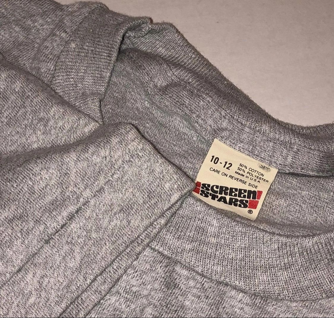 Vintage 90s Vintage Screenstars Blank Single Stitch T made in usa Size US XS / EU 42 / 0 - 1 Thumbnail