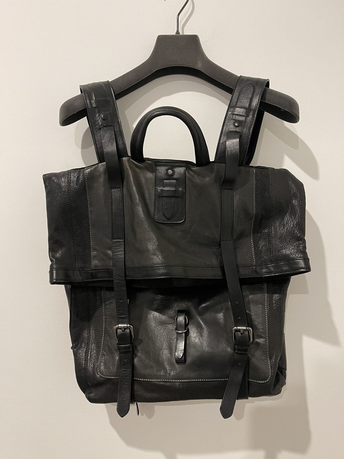 Neil Barrett leather backpack