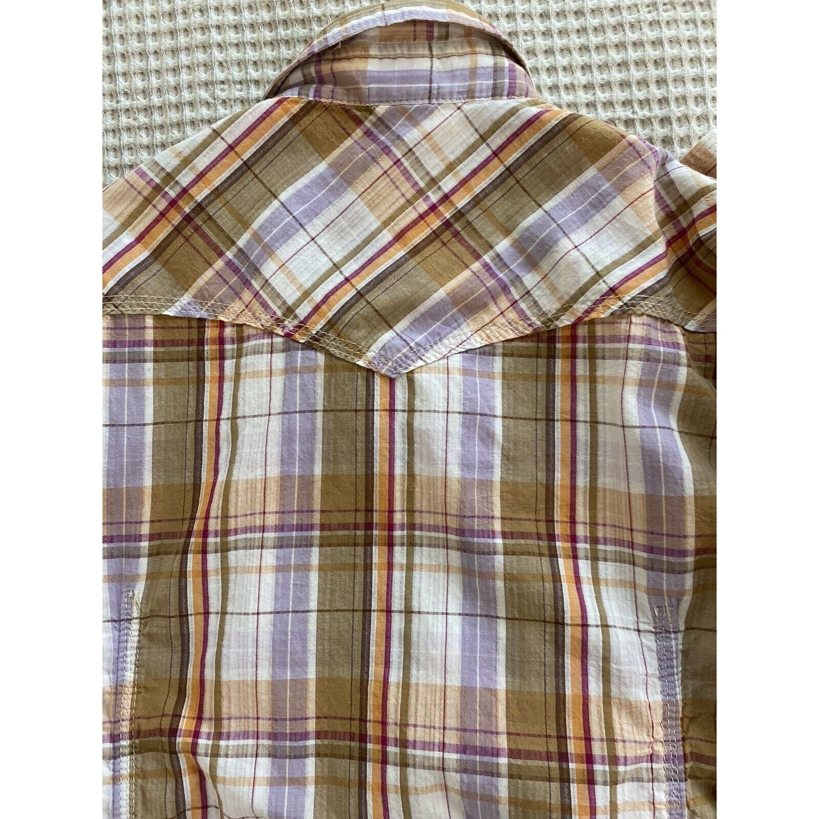 True Religion True Religion Mens Pearl Snap Button Up Shirt Mens Size XL Size US XL / EU 56 / 4 - 8 Thumbnail