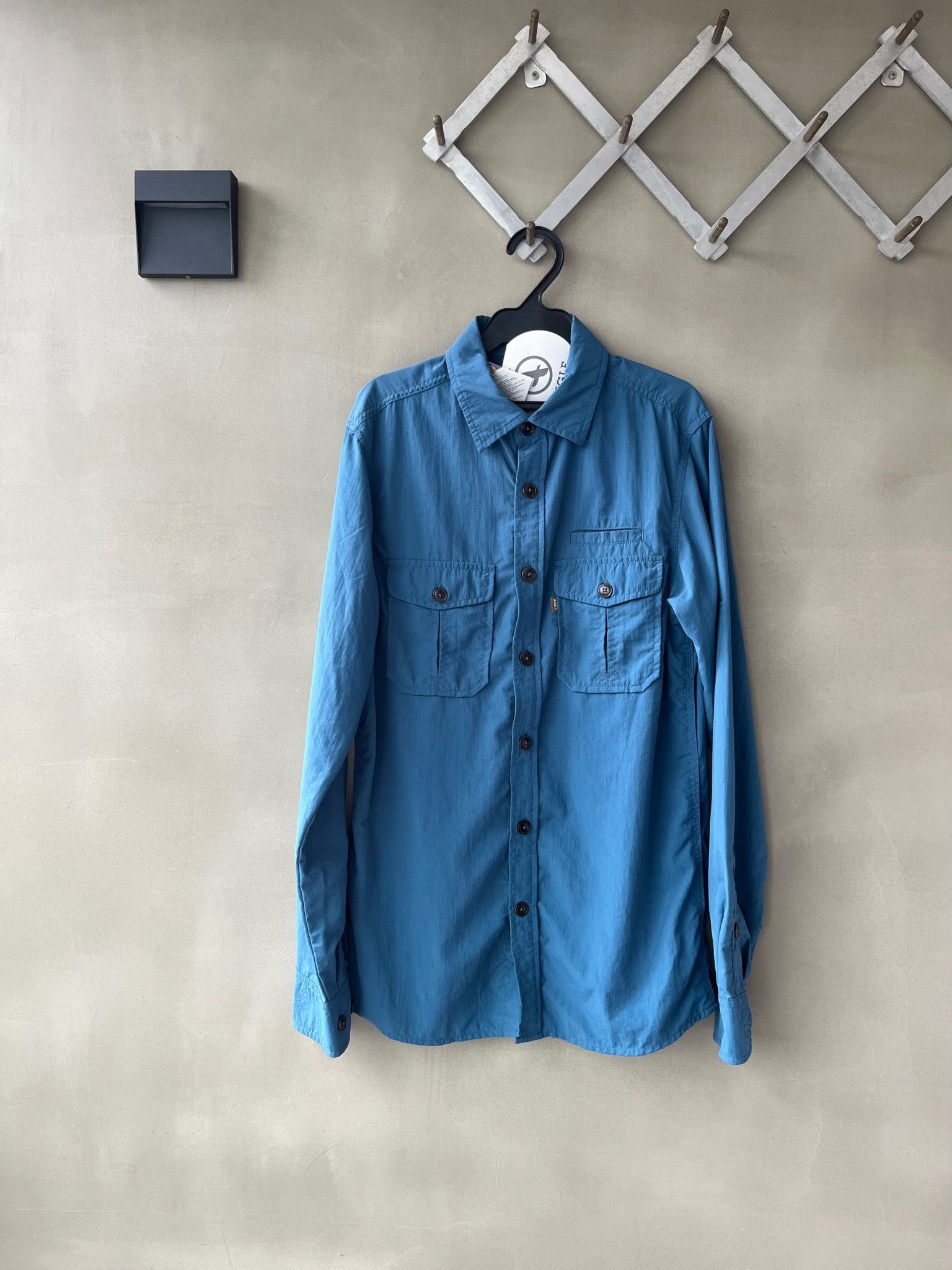 Aigle Aigle Franch Mens Japan Edition Navy Outdoor Hking Shirt Size US S / EU 44-46 / 1 - 1 Thumbnail