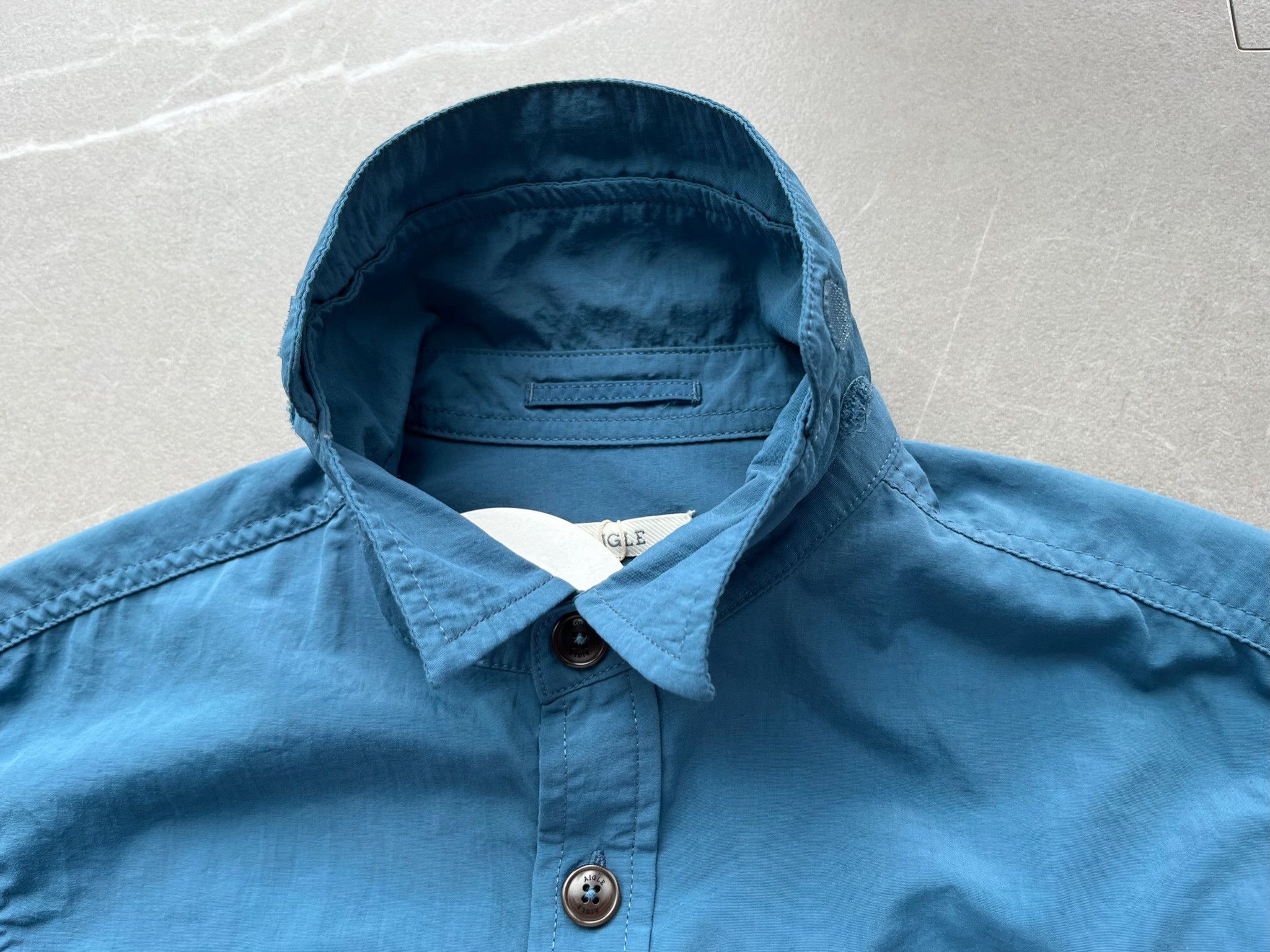 Aigle Aigle Franch Mens Japan Edition Navy Outdoor Hking Shirt Size US S / EU 44-46 / 1 - 5 Thumbnail