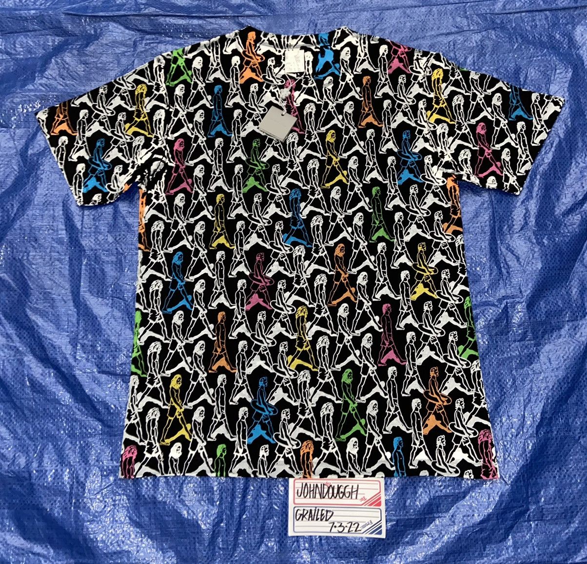Japanese Brand × Number (N)ine × Takahiromiyashita The Soloist. *rare* Handprinted SS2002 Number Nine Inside Out Shirt Size US L / EU 52-54 / 3 - 2 Thumbnail