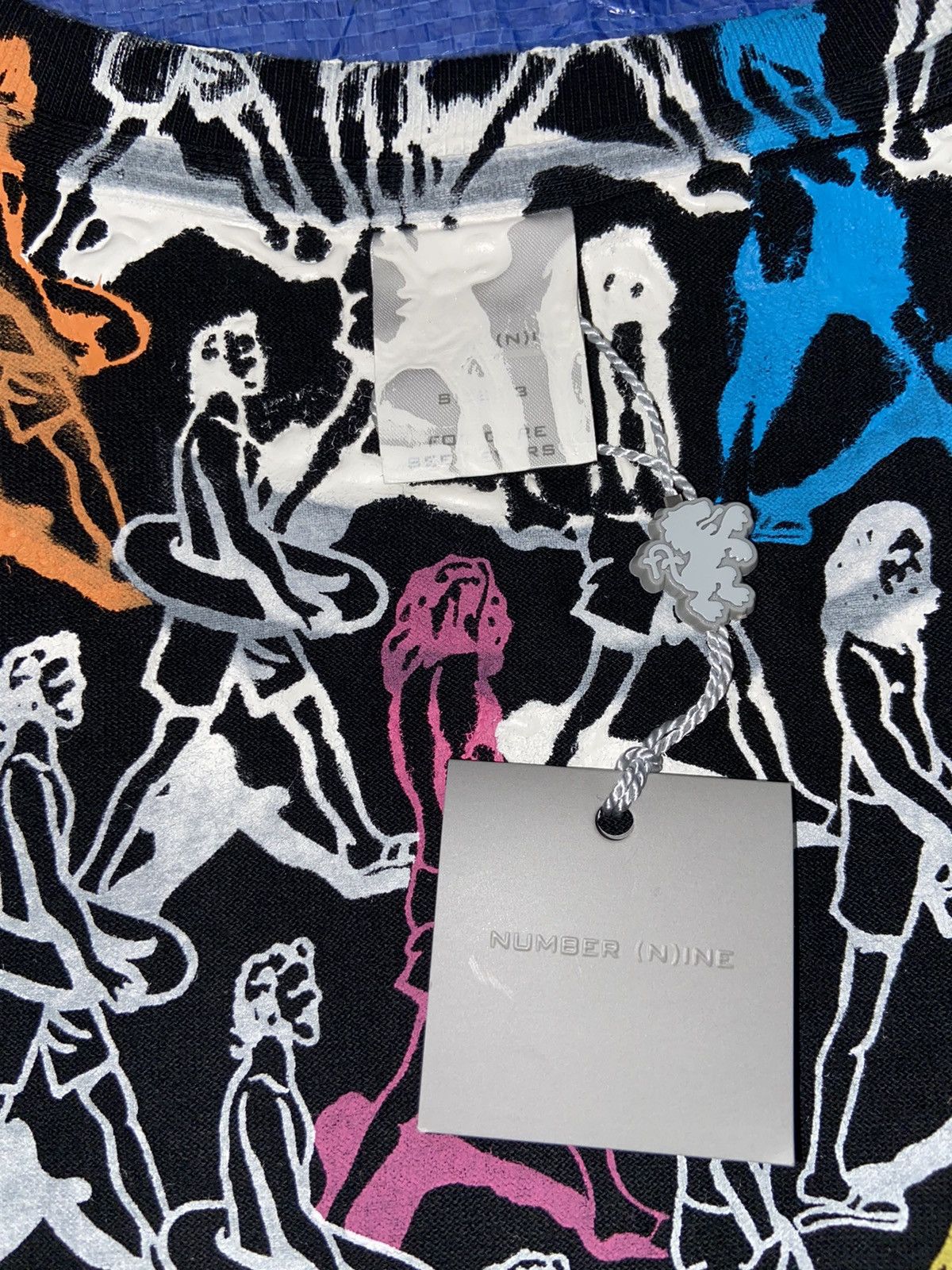 Japanese Brand × Number (N)ine × Takahiromiyashita The Soloist. *rare* Handprinted SS2002 Number Nine Inside Out Shirt Size US L / EU 52-54 / 3 - 3 Thumbnail