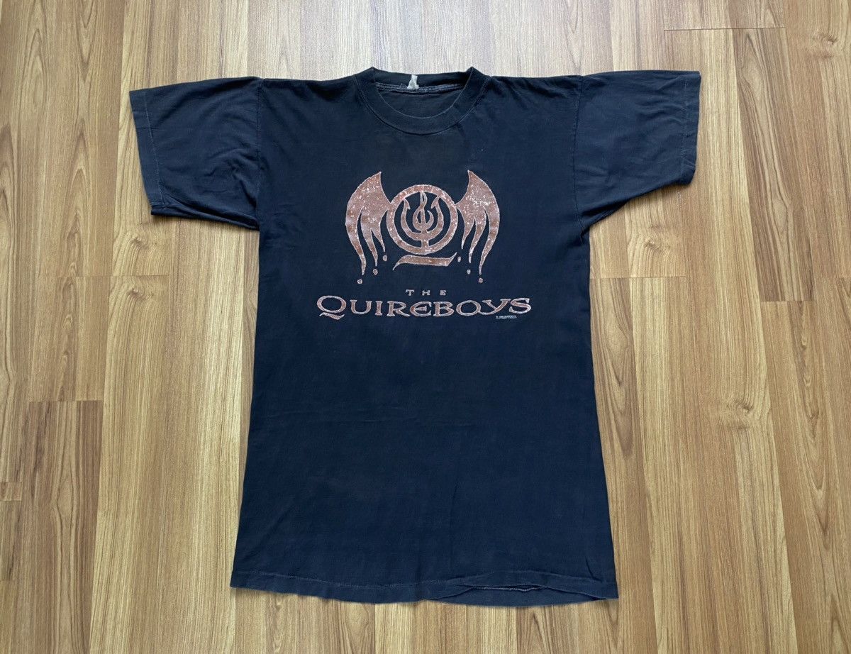 Band Tees Vintage 1989 The Quireboys T Shirt Tee Pink Floyd Doors Size US L / EU 52-54 / 3 - 1 Thumbnail
