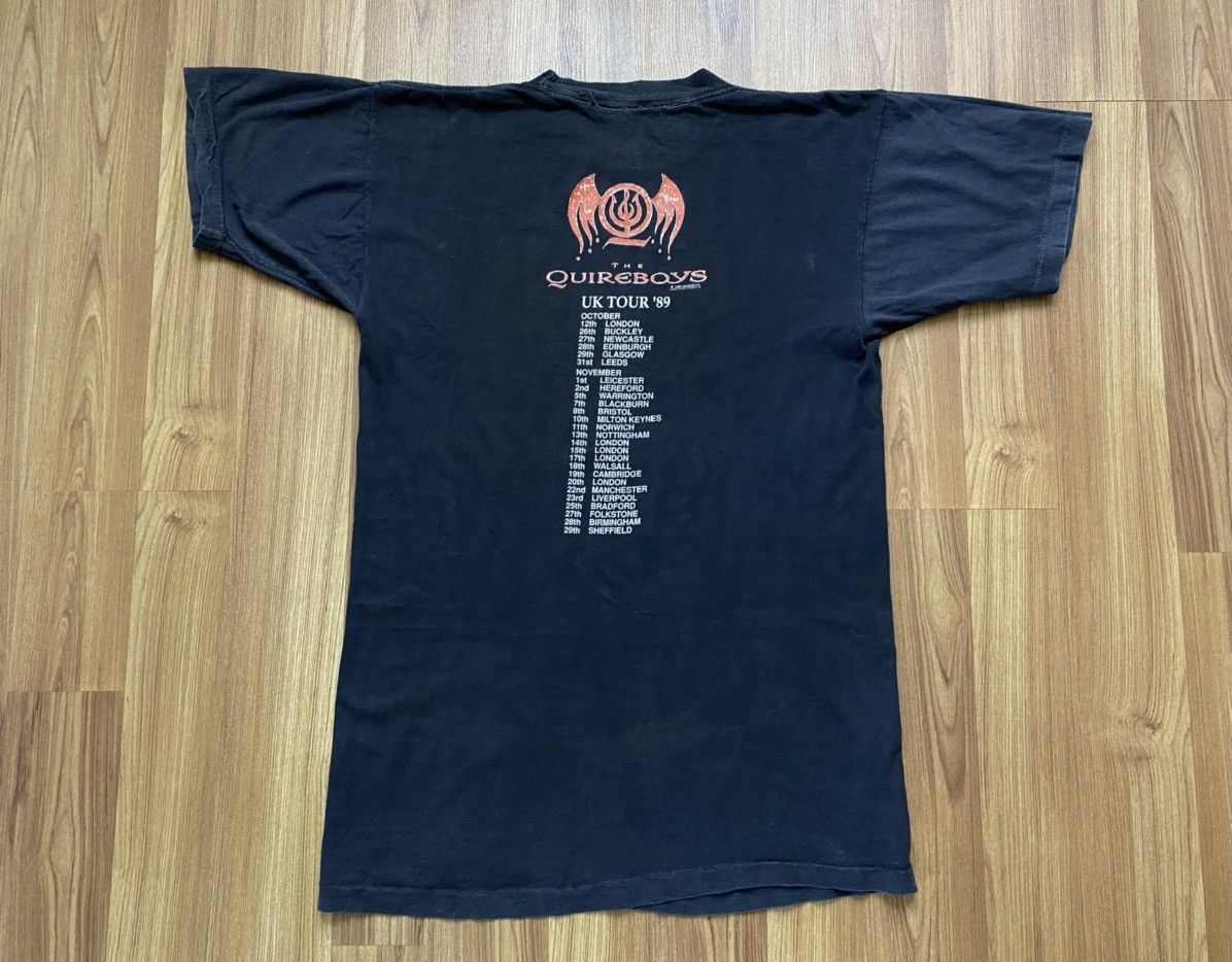 Band Tees Vintage 1989 The Quireboys T Shirt Tee Pink Floyd Doors Size US L / EU 52-54 / 3 - 6 Thumbnail