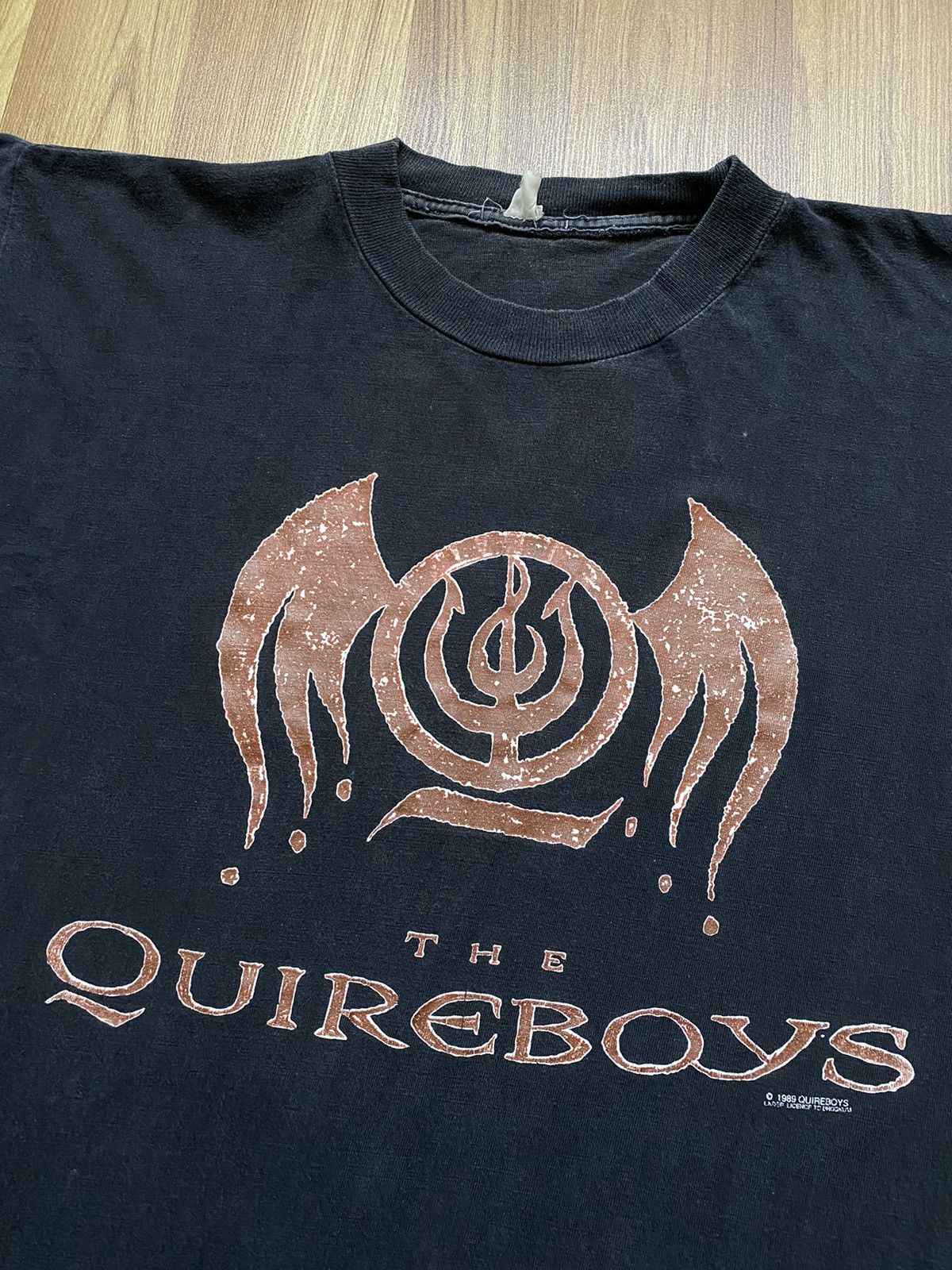 Band Tees Vintage 1989 The Quireboys T Shirt Tee Pink Floyd Doors Size US L / EU 52-54 / 3 - 2 Thumbnail