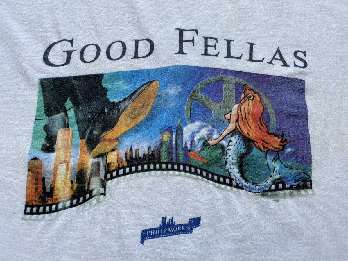 Vintage Vintage Good Fellas Philip Morris T Shirt Tee Marlboro Movie Size US XL / EU 56 / 4 - 3 Thumbnail