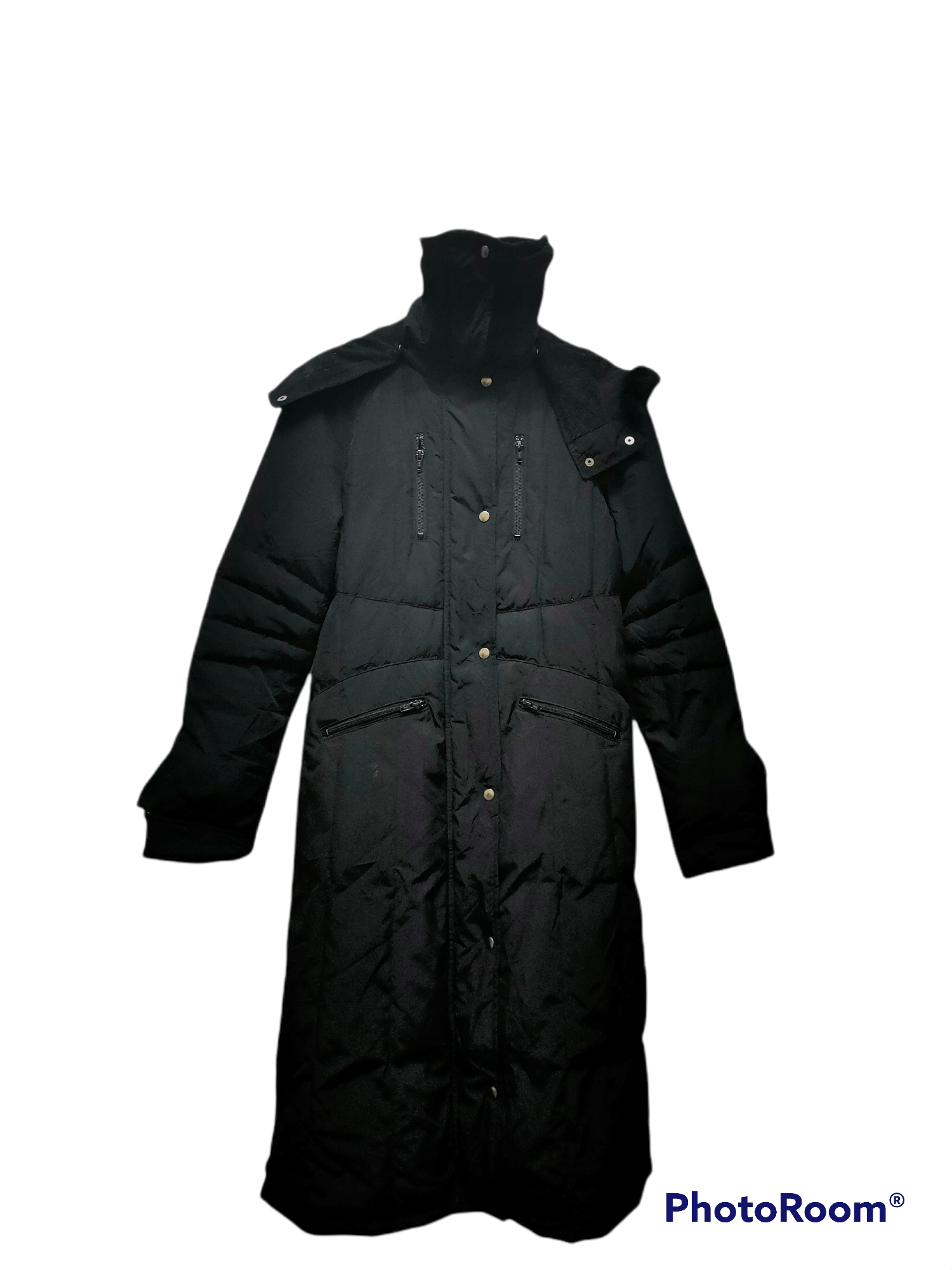 DKNY D&G Donna Karan long PUFFER JACKET hoodie Size US M / EU 48-50 / 2 - 5 Thumbnail