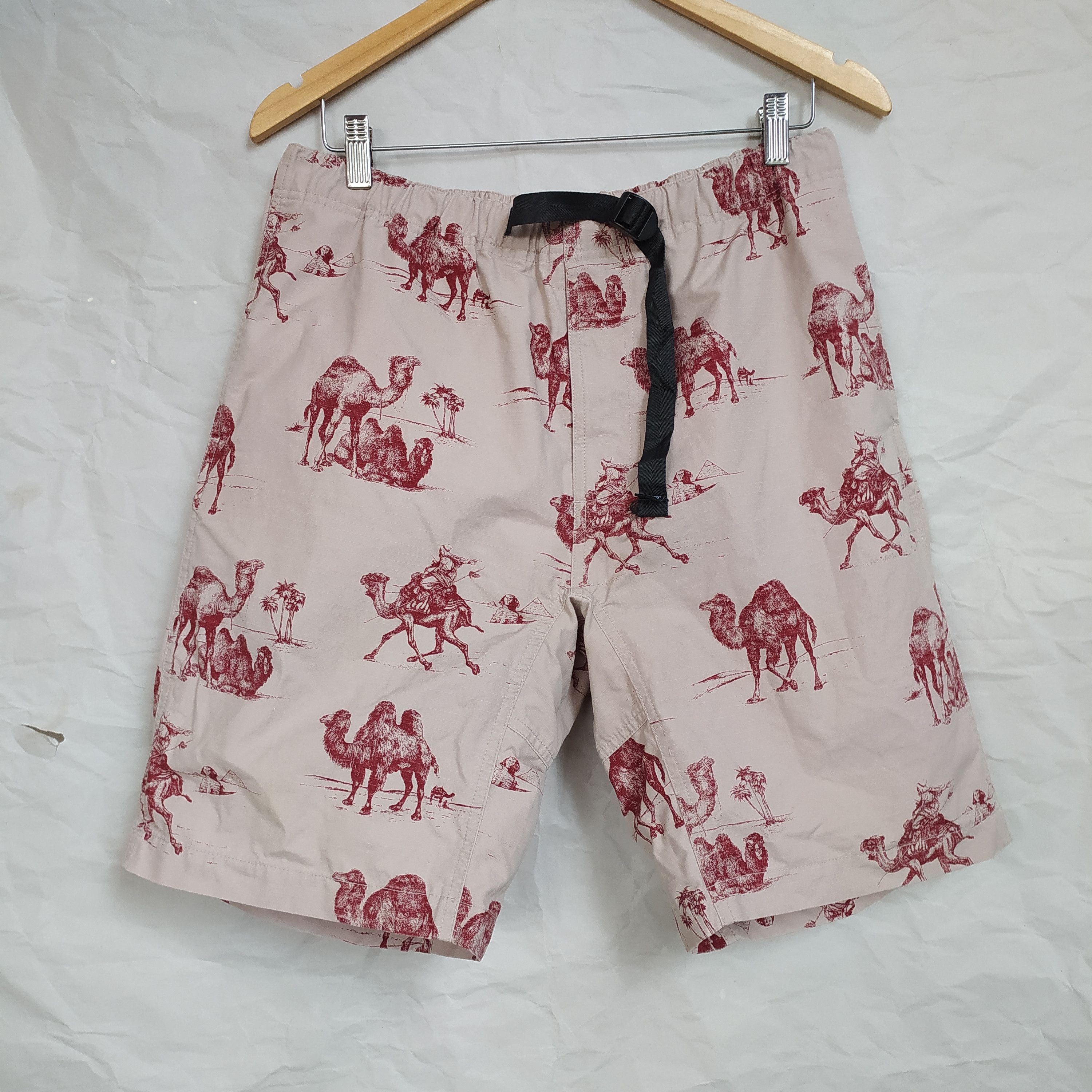 Supreme S/S 2012 Camel Belted Ripstop Short Pants Size US 34 / EU 50 - 1 Thumbnail