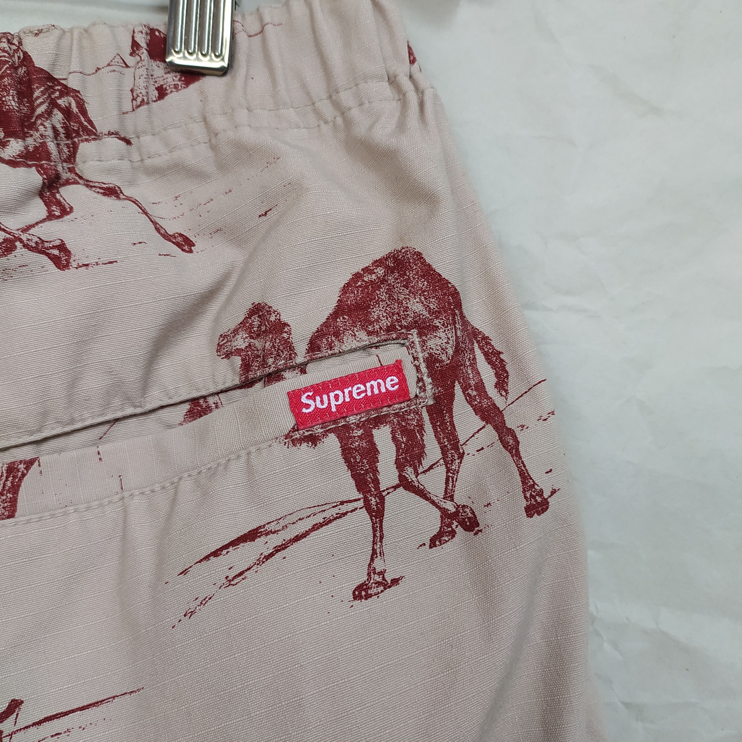 Supreme S/S 2012 Camel Belted Ripstop Short Pants Size US 34 / EU 50 - 7 Thumbnail
