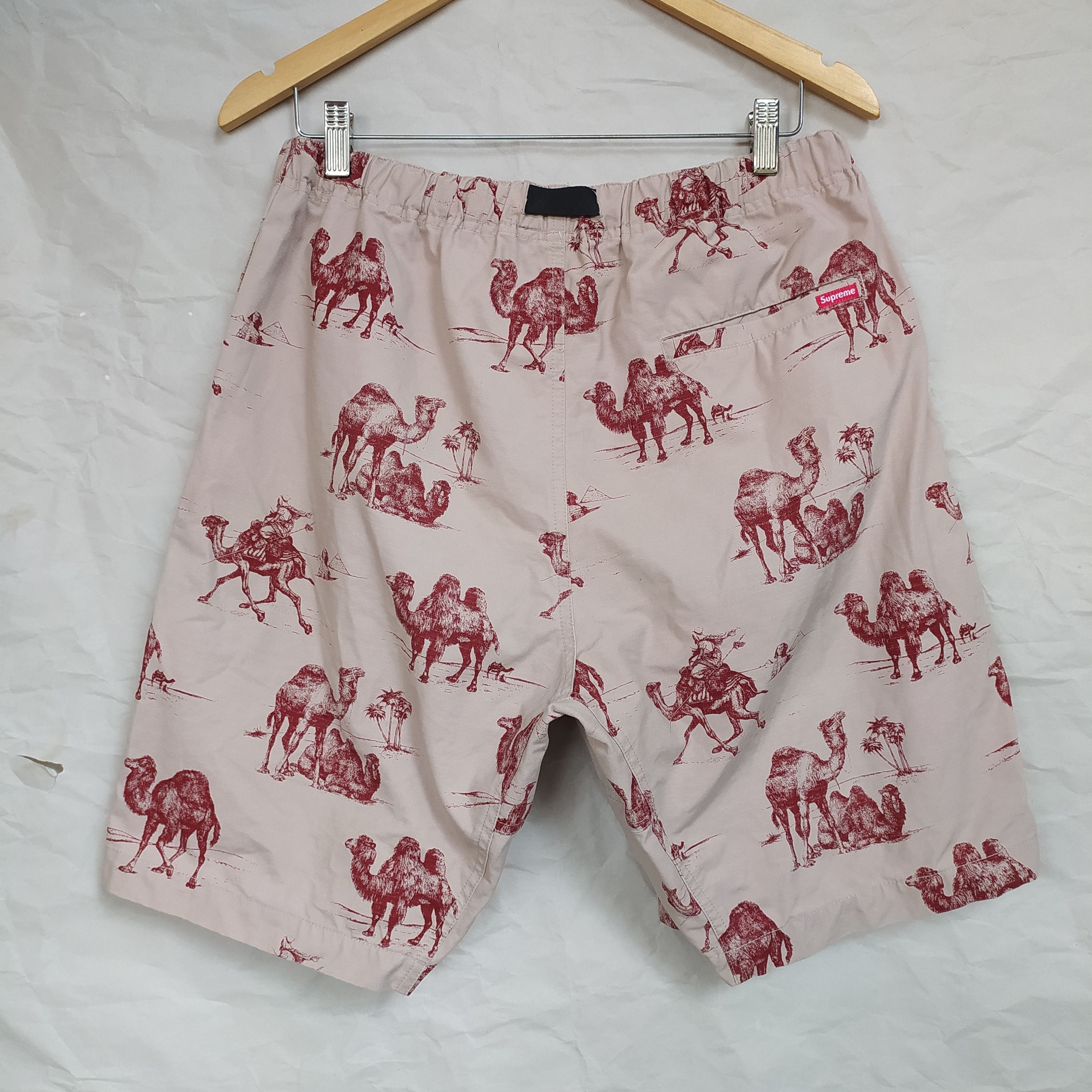 Supreme S/S 2012 Camel Belted Ripstop Short Pants Size US 34 / EU 50 - 6 Thumbnail