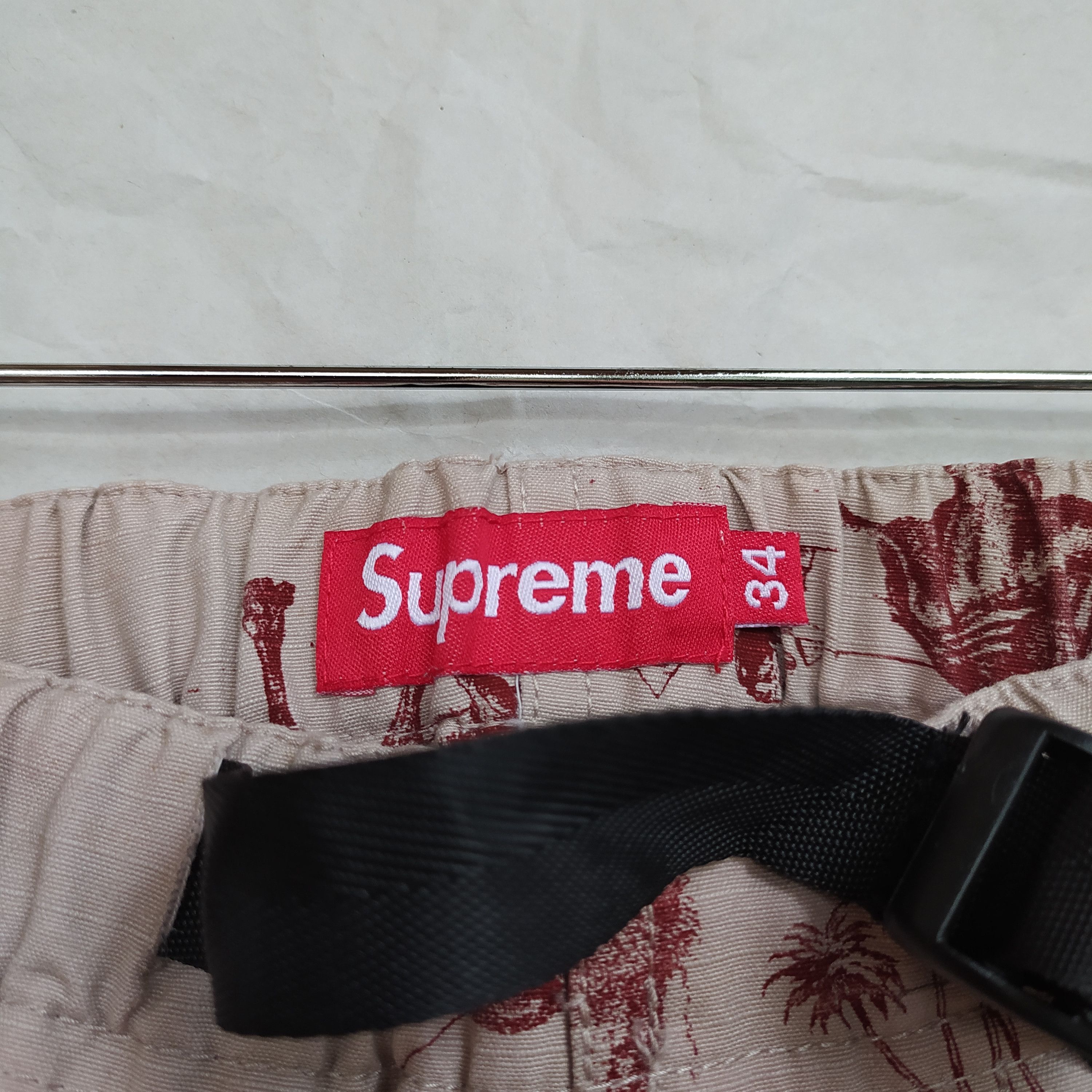 Supreme S/S 2012 Camel Belted Ripstop Short Pants Size US 34 / EU 50 - 5 Thumbnail