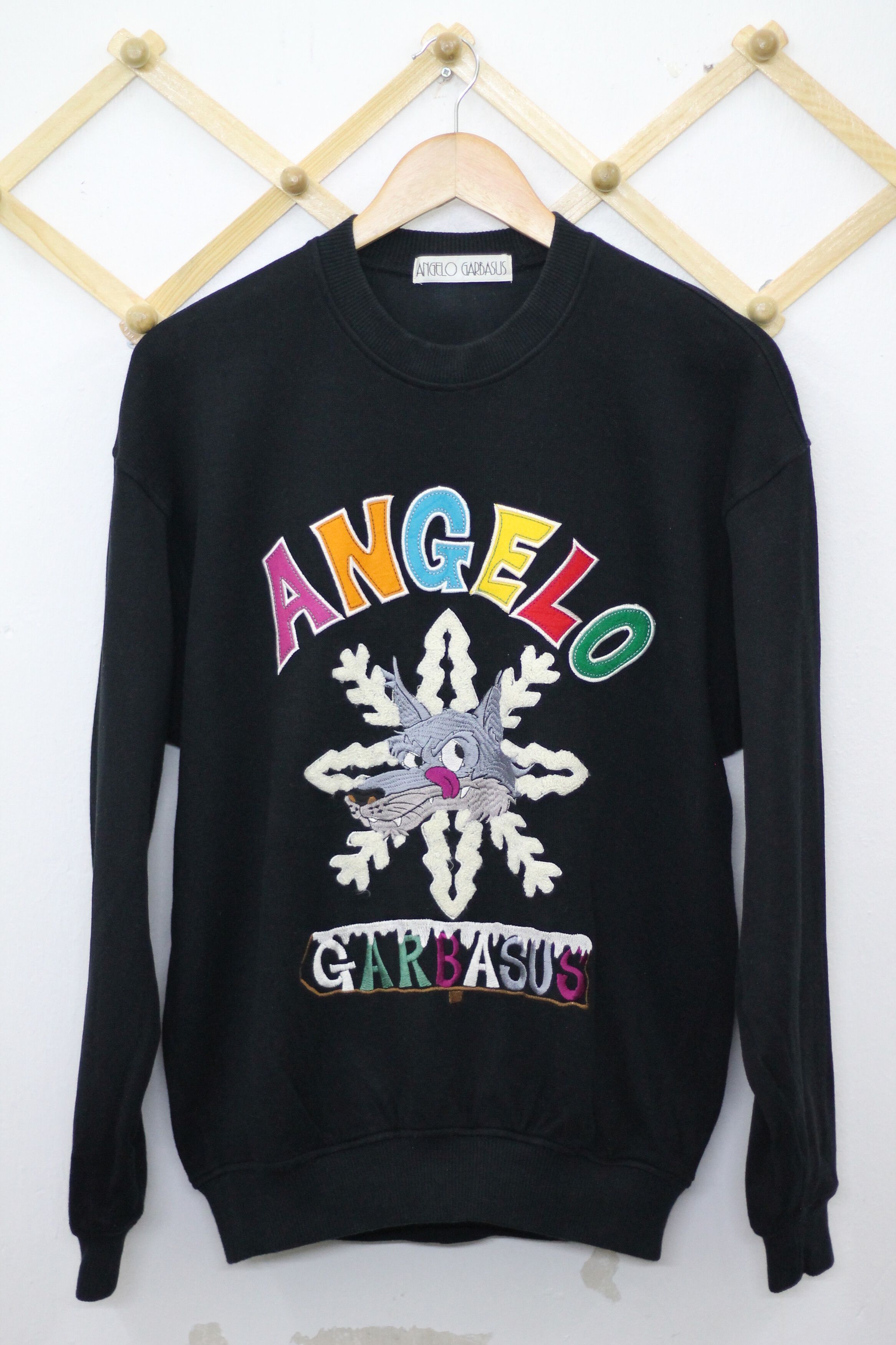 Vintage Vintage 90's ANGELO GARBASUS Coyote Sweatshirt | Grailed