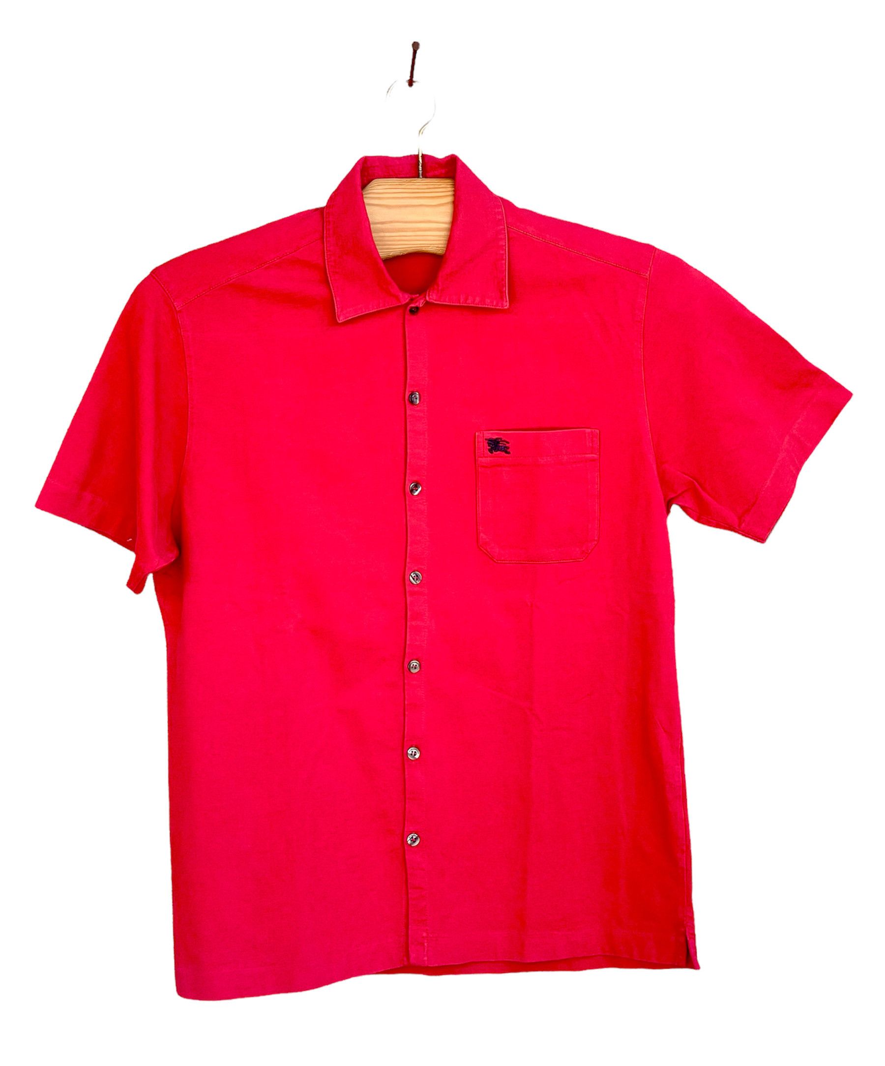 Burberry Coton Burberry shirt Tshirt Summer red size M Size US M / EU 48-50 / 2 - 2 Thumbnail