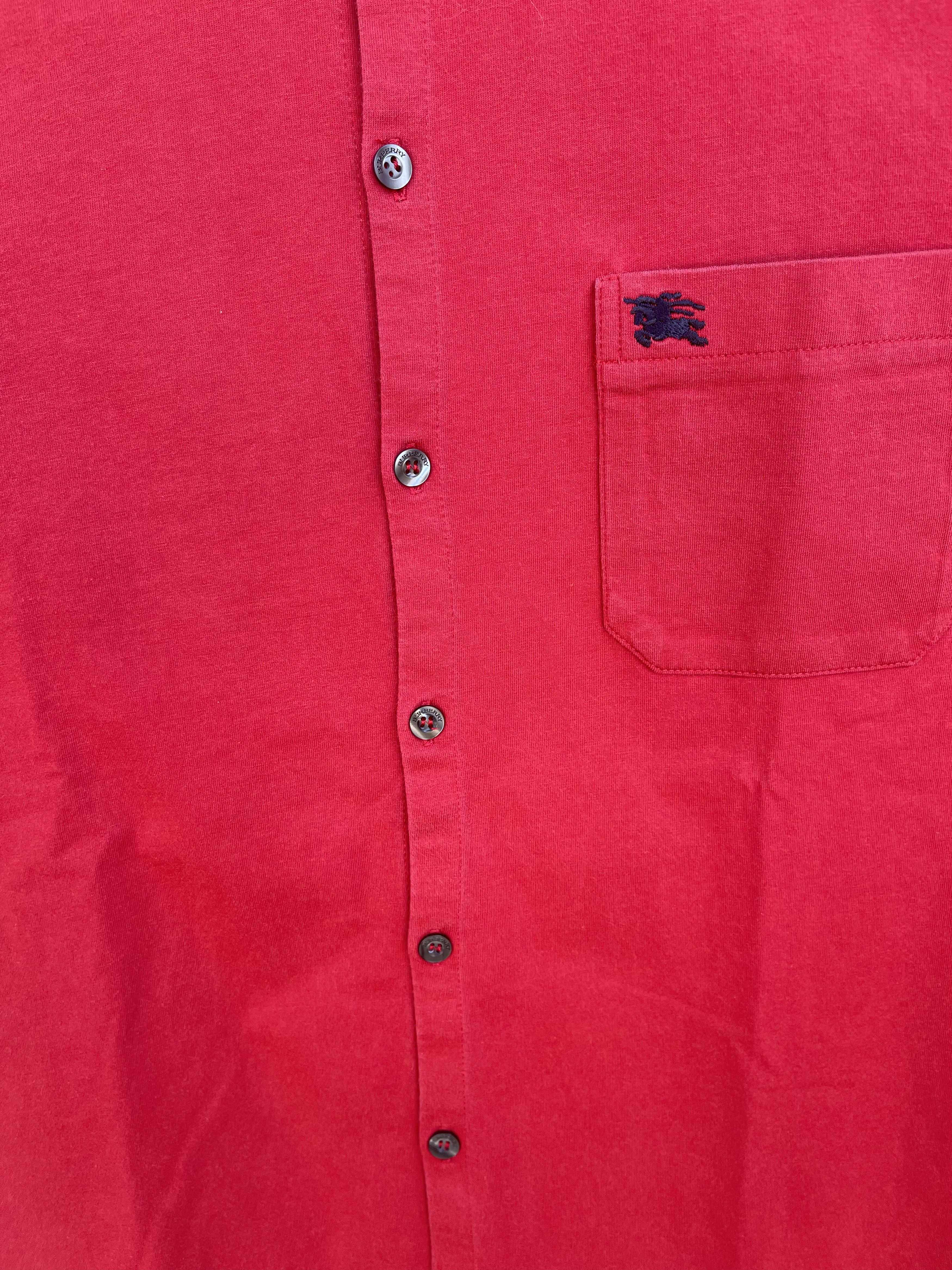 Burberry Coton Burberry shirt Tshirt Summer red size M Size US M / EU 48-50 / 2 - 6 Thumbnail