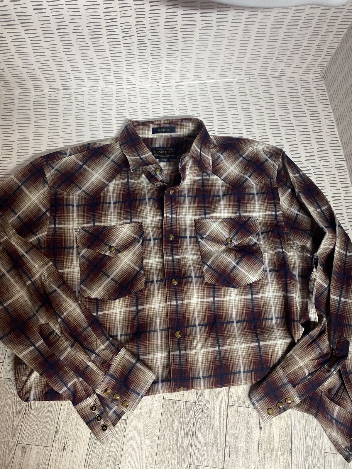 Vintage Made in USA Pendleton Plaid Shirt Size US M / EU 48-50 / 2 - 4 Preview