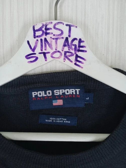 Polo Ralph Lauren Vintage Polo Sport Ralph Lauren Knit Sweatshirt Size US L / EU 52-54 / 3 - 5 Thumbnail