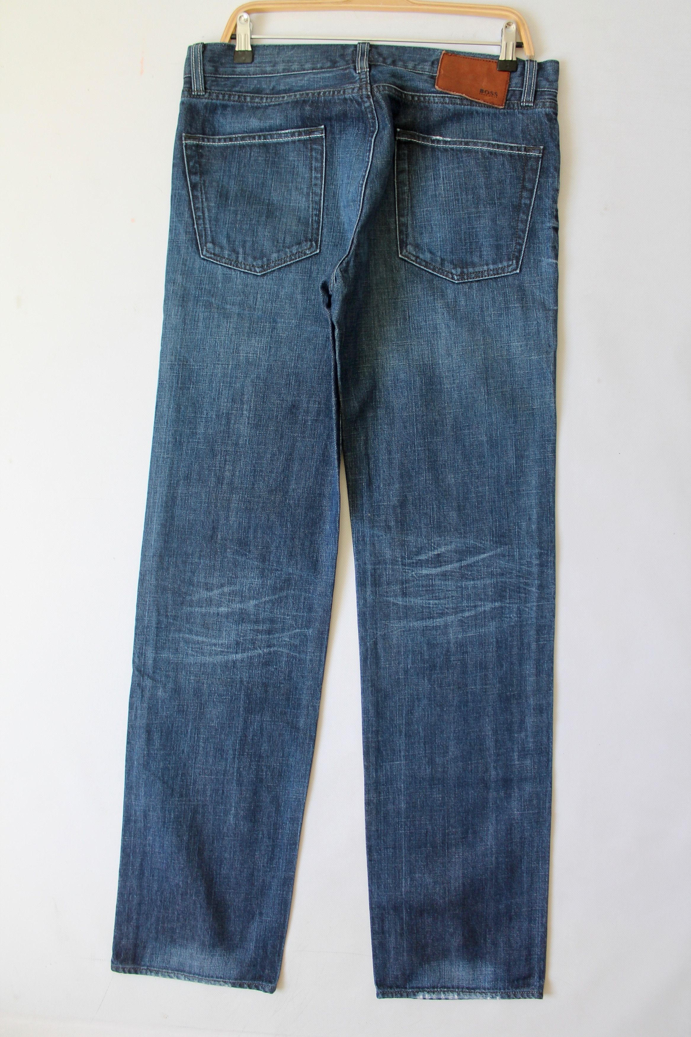 Hugo Boss HUGO BOSS SCOUT1 Regular fit W 34 denim pants faded Size US 34 / EU 50 - 8 Thumbnail