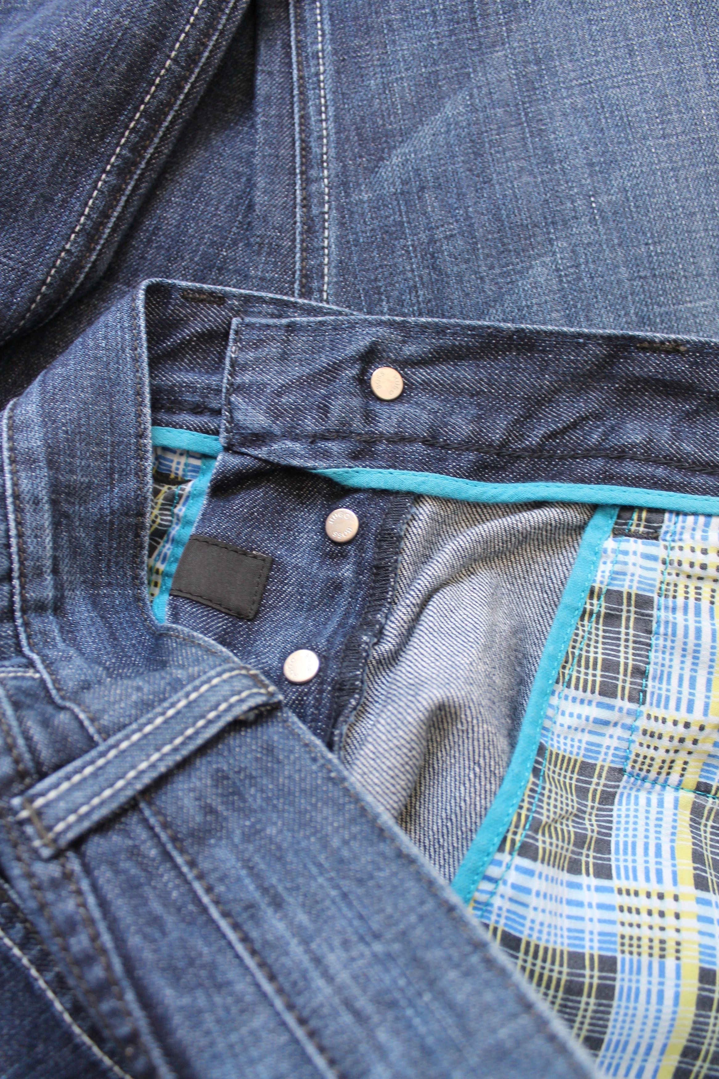 Hugo Boss HUGO BOSS SCOUT1 Regular fit W 34 denim pants faded Size US 34 / EU 50 - 13 Thumbnail