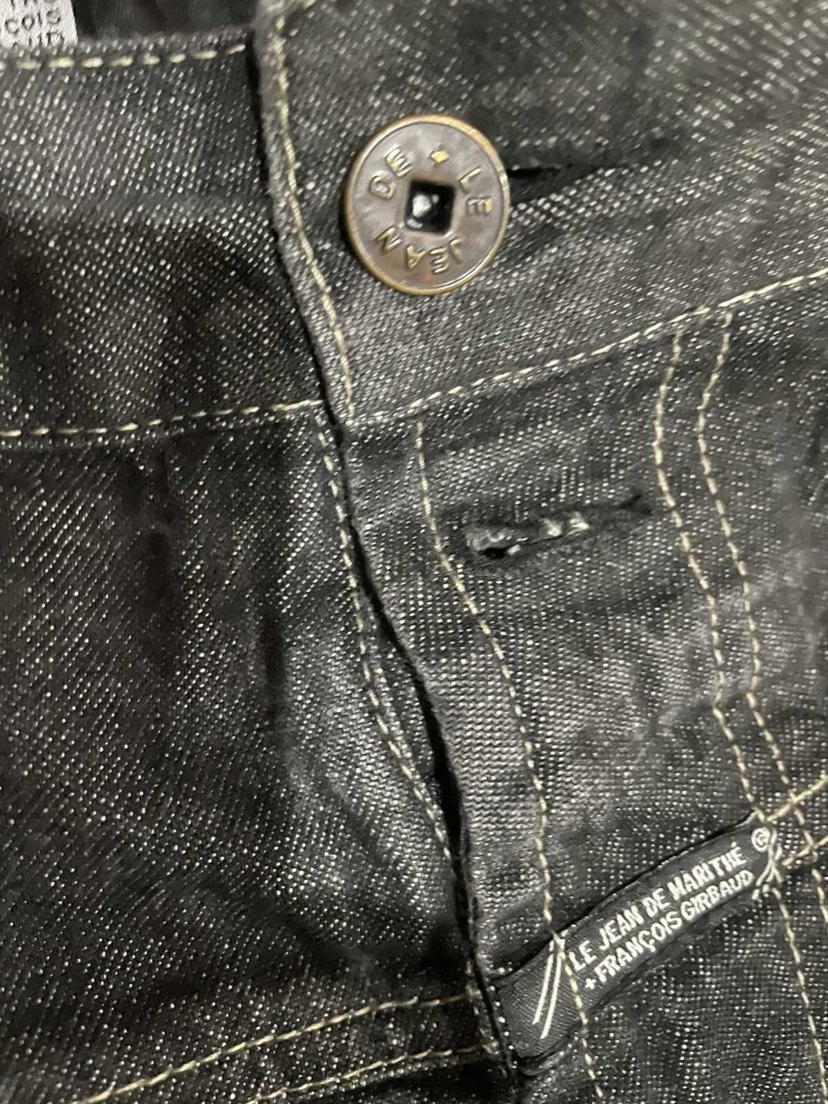Designer Vintage Marithe Francois Girbaud MFG Side Pocket Denim Jeans Size US 40 / EU 56 - 11 Thumbnail