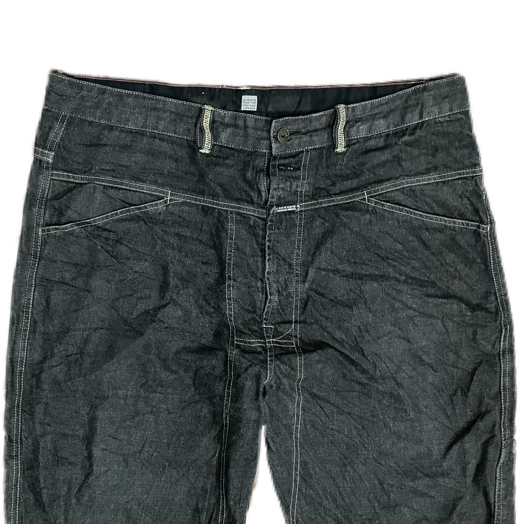Designer Vintage Marithe Francois Girbaud MFG Side Pocket Denim Jeans Size US 40 / EU 56 - 4 Thumbnail