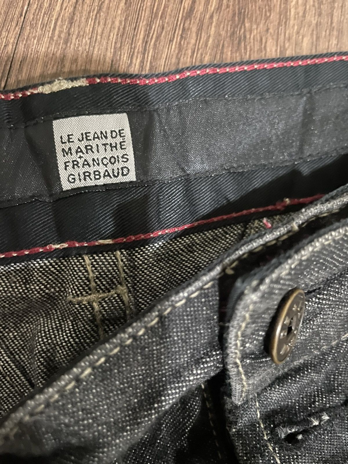 Designer Vintage Marithe Francois Girbaud MFG Side Pocket Denim Jeans Size US 40 / EU 56 - 12 Thumbnail