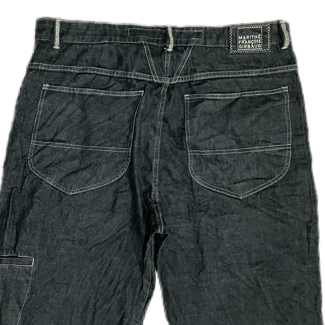 Designer Vintage Marithe Francois Girbaud MFG Side Pocket Denim Jeans Size US 40 / EU 56 - 9 Thumbnail