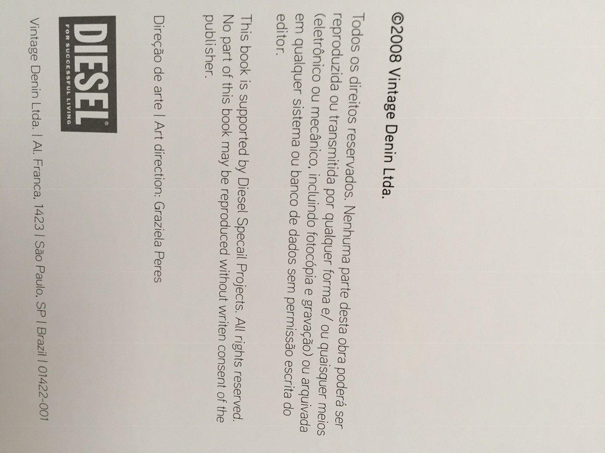 Diesel DIESEL TERRY RICHARDSON RIO CIDADE MARAVILHOSA BOOK - 2008 Size ONE SIZE - 14 Thumbnail