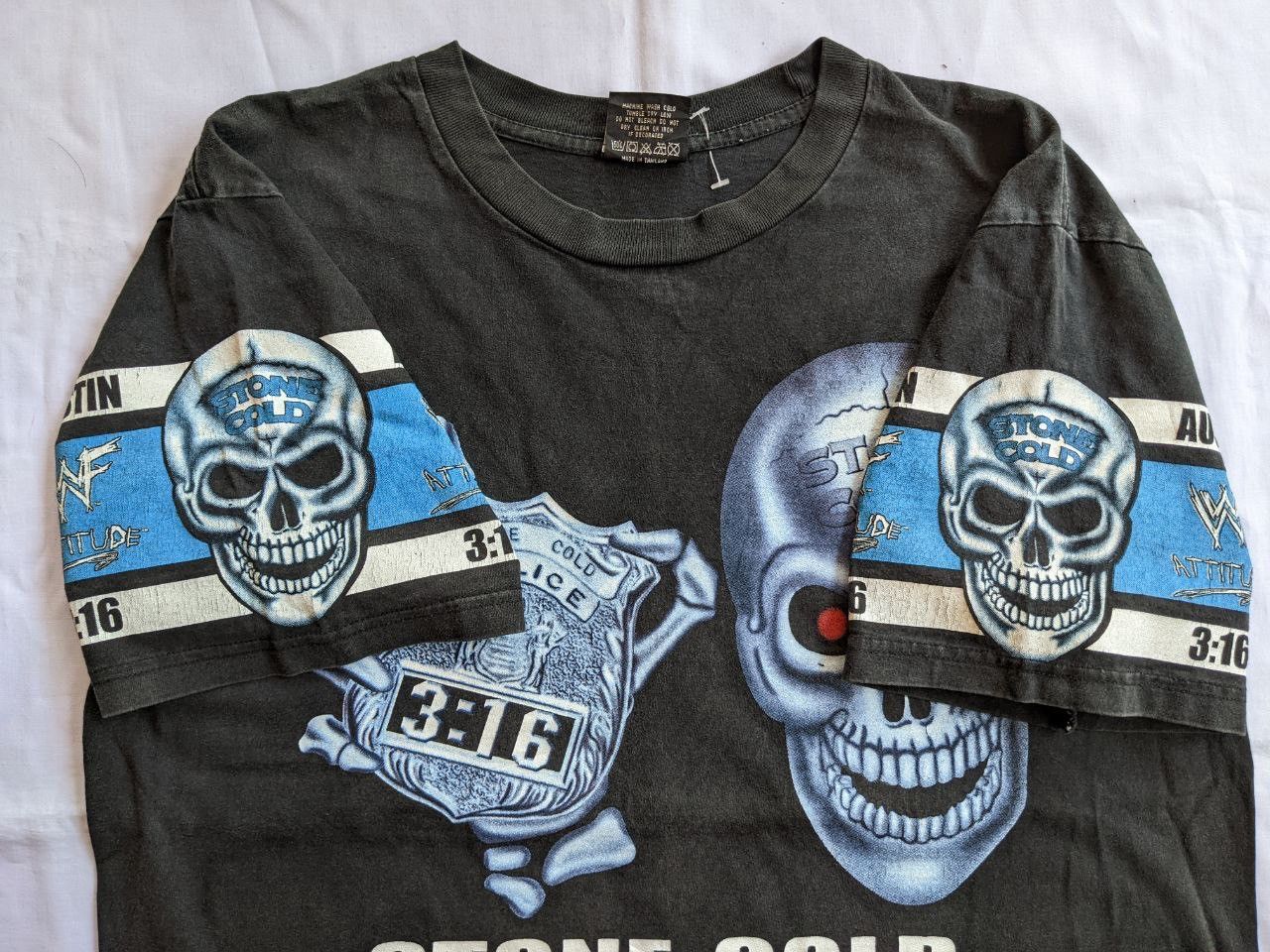 Vintage × WWF Vintage 90s bootleg WWF Stone Cold Size US L / EU 52-54 / 3 - 3 Thumbnail