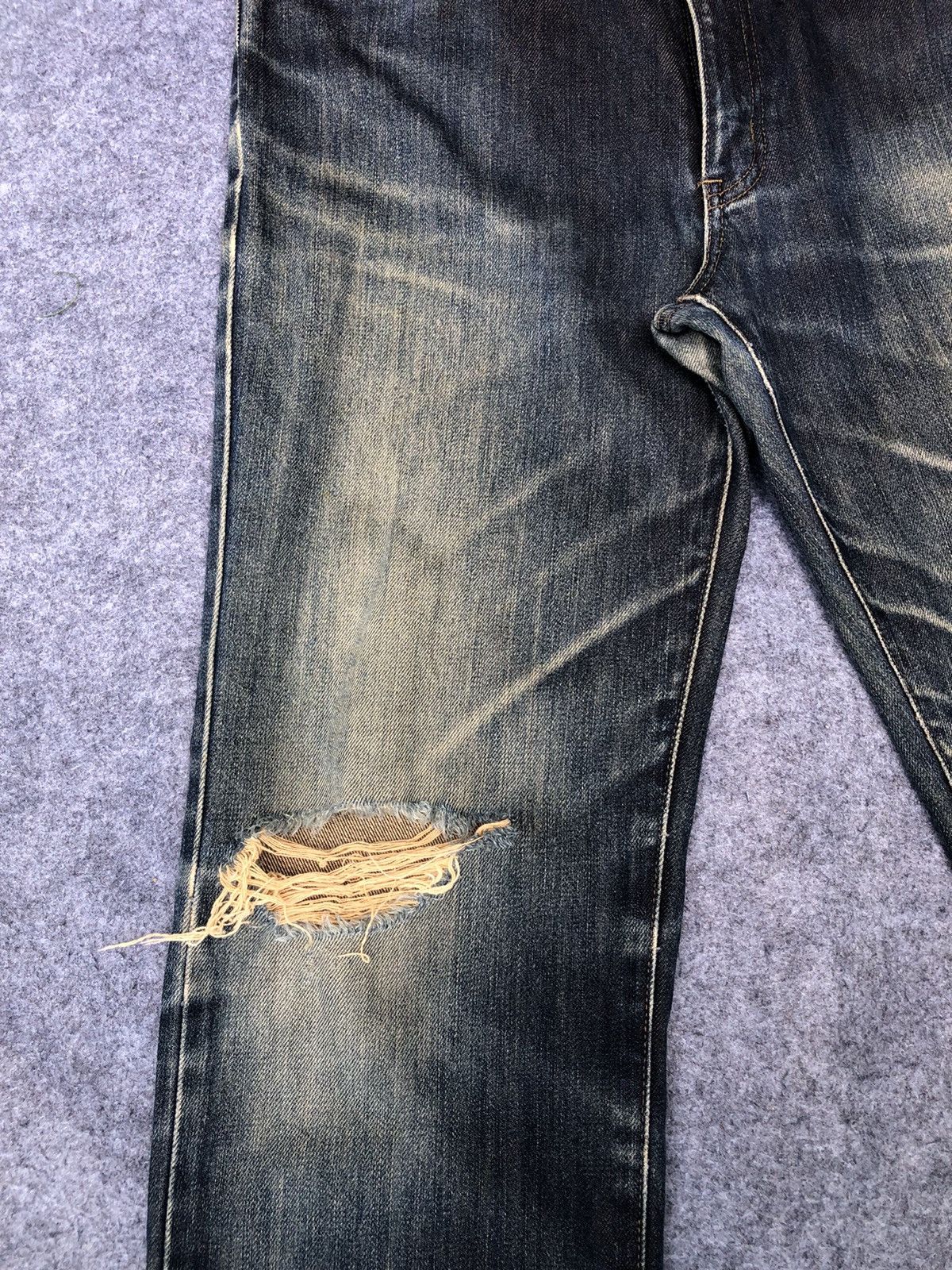 Edwin Last Drop🔥Rare🔥HOT🔥Edwin 403 Distressed Denim jeans Size US 34 / EU 50 - 7 Thumbnail