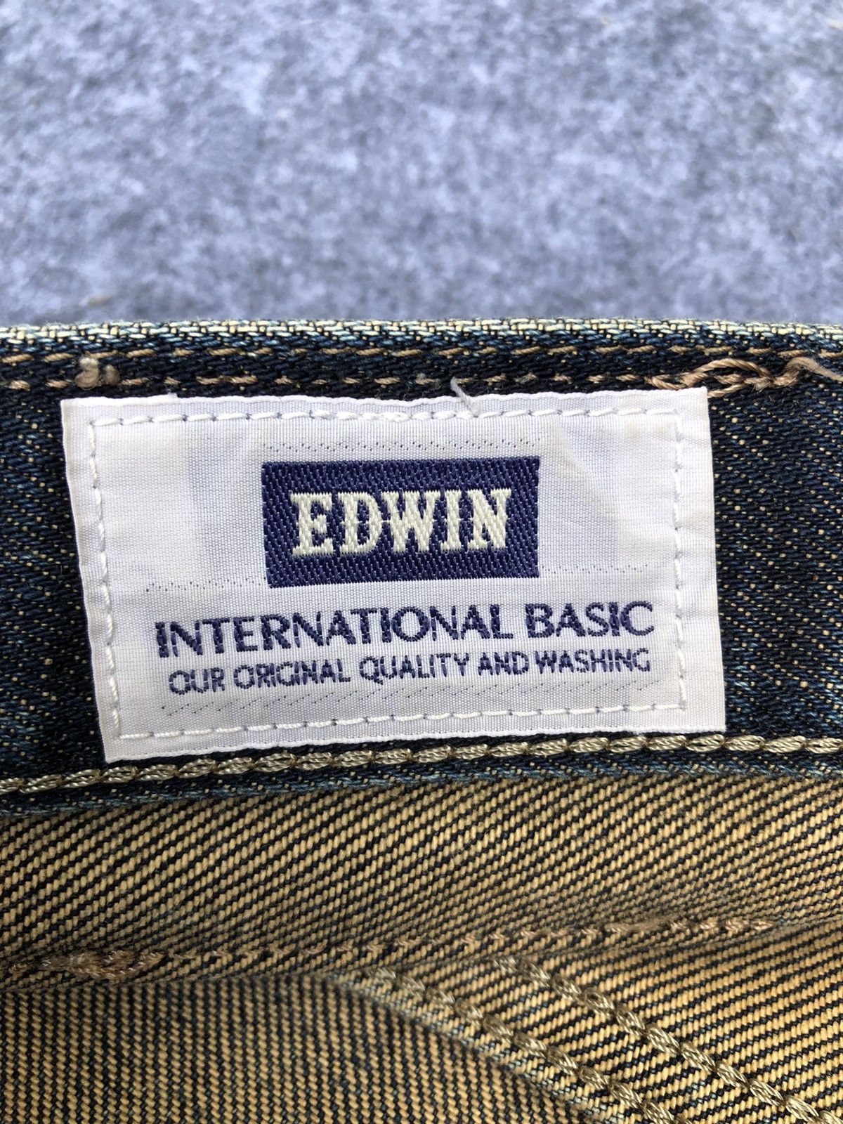 Edwin Last Drop🔥Rare🔥HOT🔥Edwin 403 Distressed Denim jeans Size US 34 / EU 50 - 10 Thumbnail
