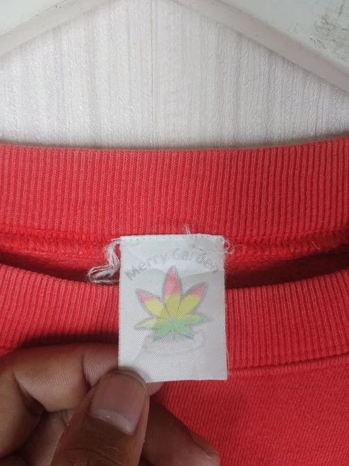 Vintage Vintage Marijuana Cannabis Rasta Big Logo Sweatshirt Size US L / EU 52-54 / 3 - 6 Thumbnail