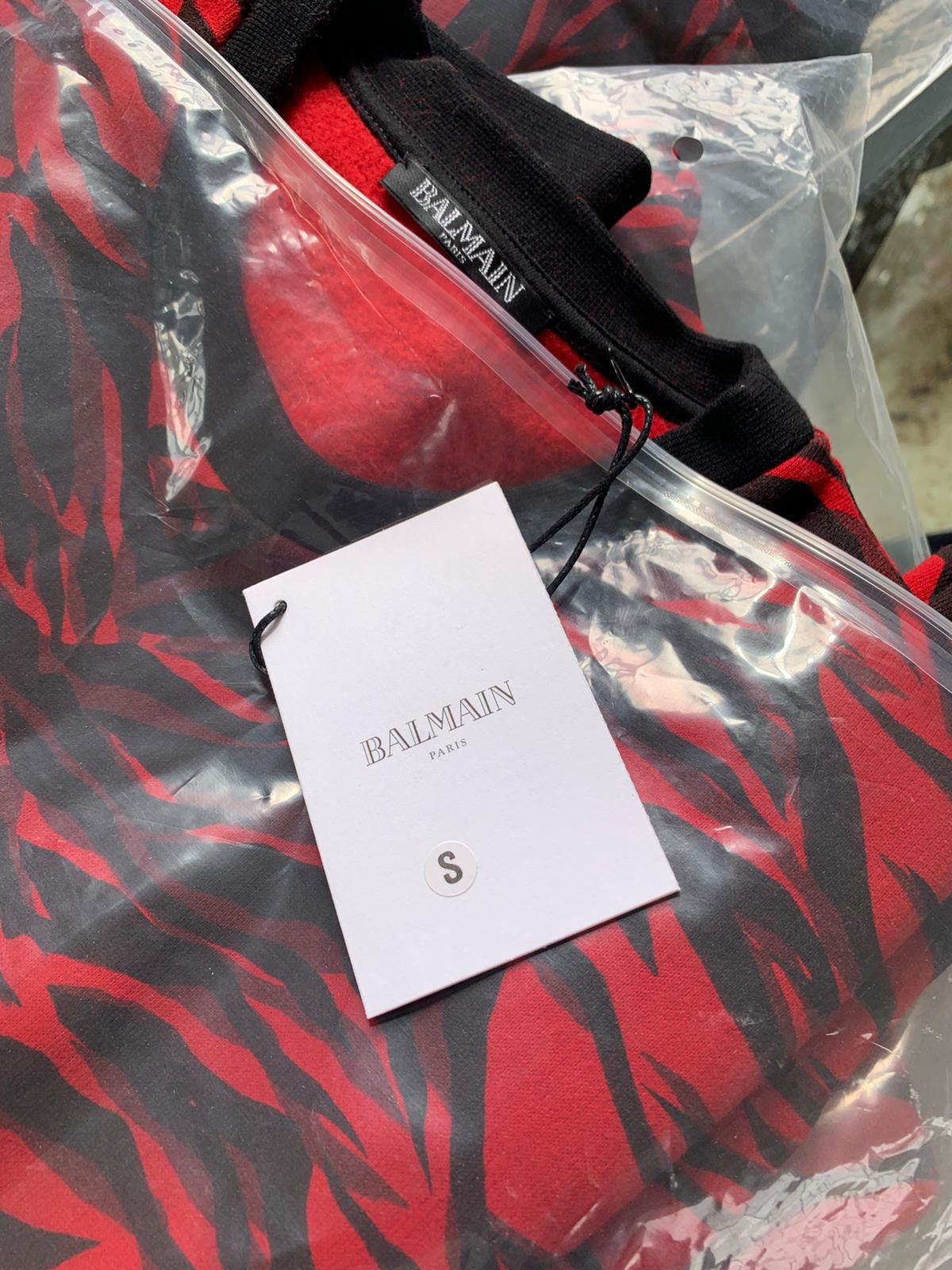 Balmain Tiger Camo Pullover in Red Tiger Camo Size US S / EU 44-46 / 1 - 15 Thumbnail