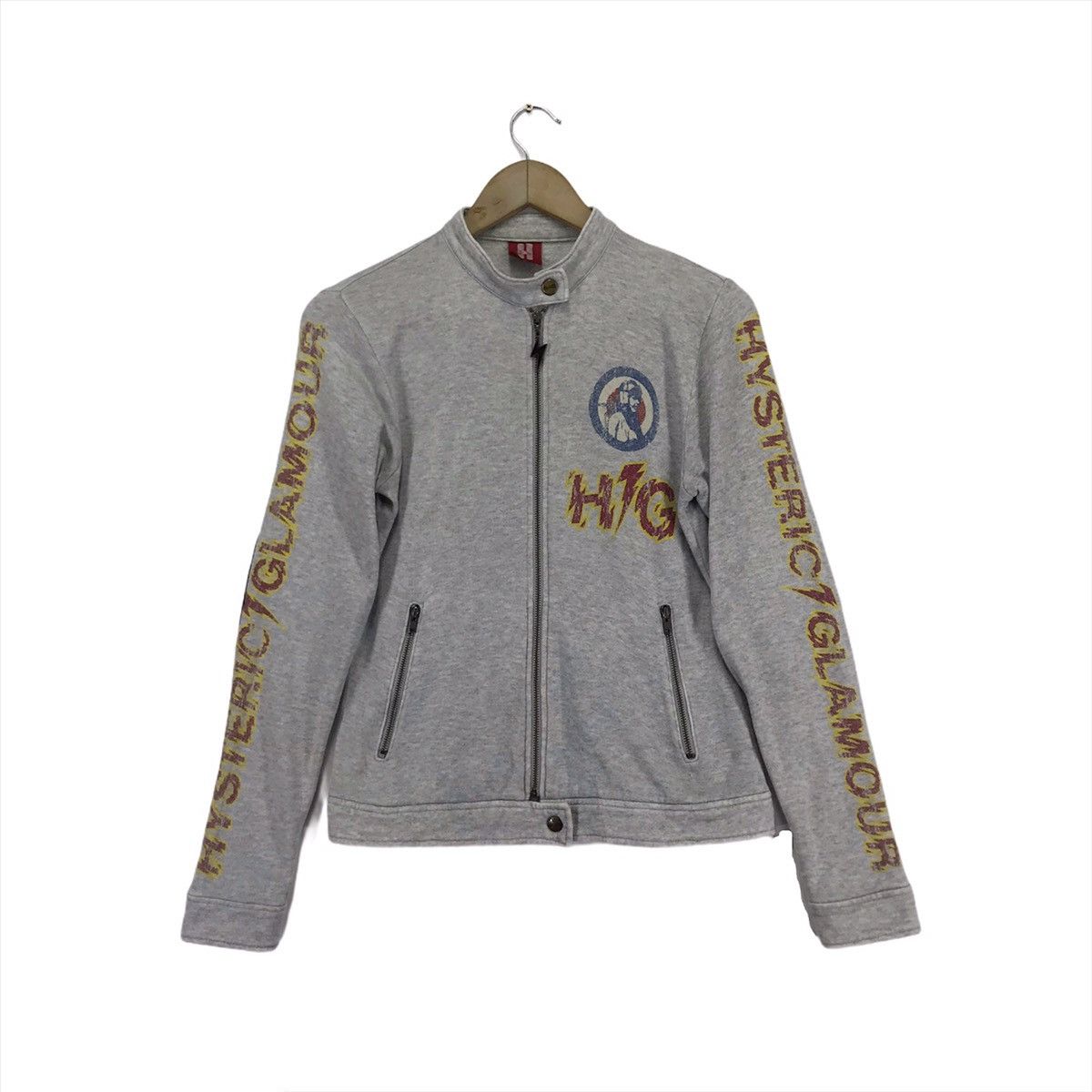Hysteric Glamour × Vintage Vintage Hysteric Glamour Sweatshirt Zip Up Custom Paddle Size US S / EU 44-46 / 1 - 5 Thumbnail
