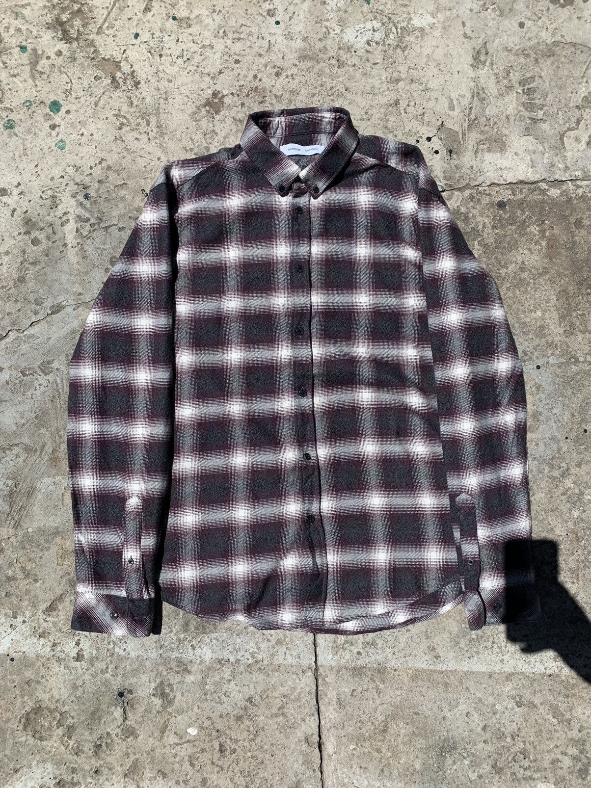 Samsoe Samsoe Samsoe Samsoe Flannel Shirt Size US XL / EU 56 / 4 - 1 Thumbnail