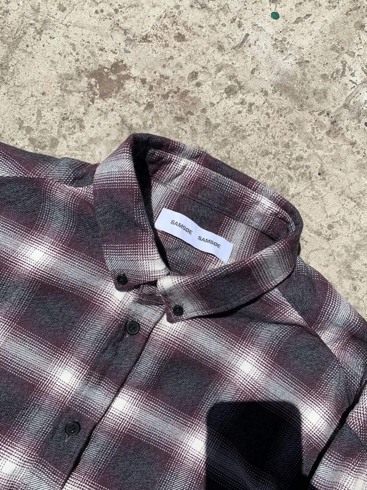 Samsoe Samsoe Samsoe Samsoe Flannel Shirt Size US XL / EU 56 / 4 - 3 Thumbnail