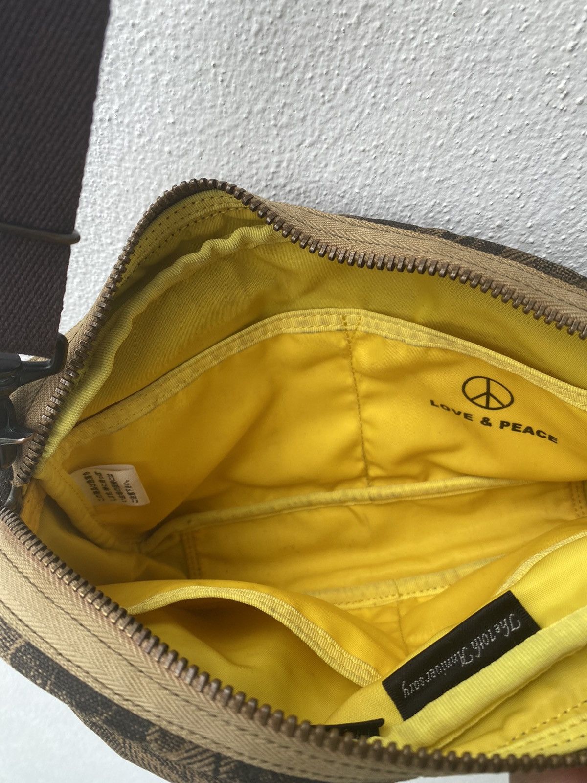 Porter × Vintage Rare! Porter x Love & Peace 70th Anniversary Sling ClutchBag Size ONE SIZE - 8 Thumbnail