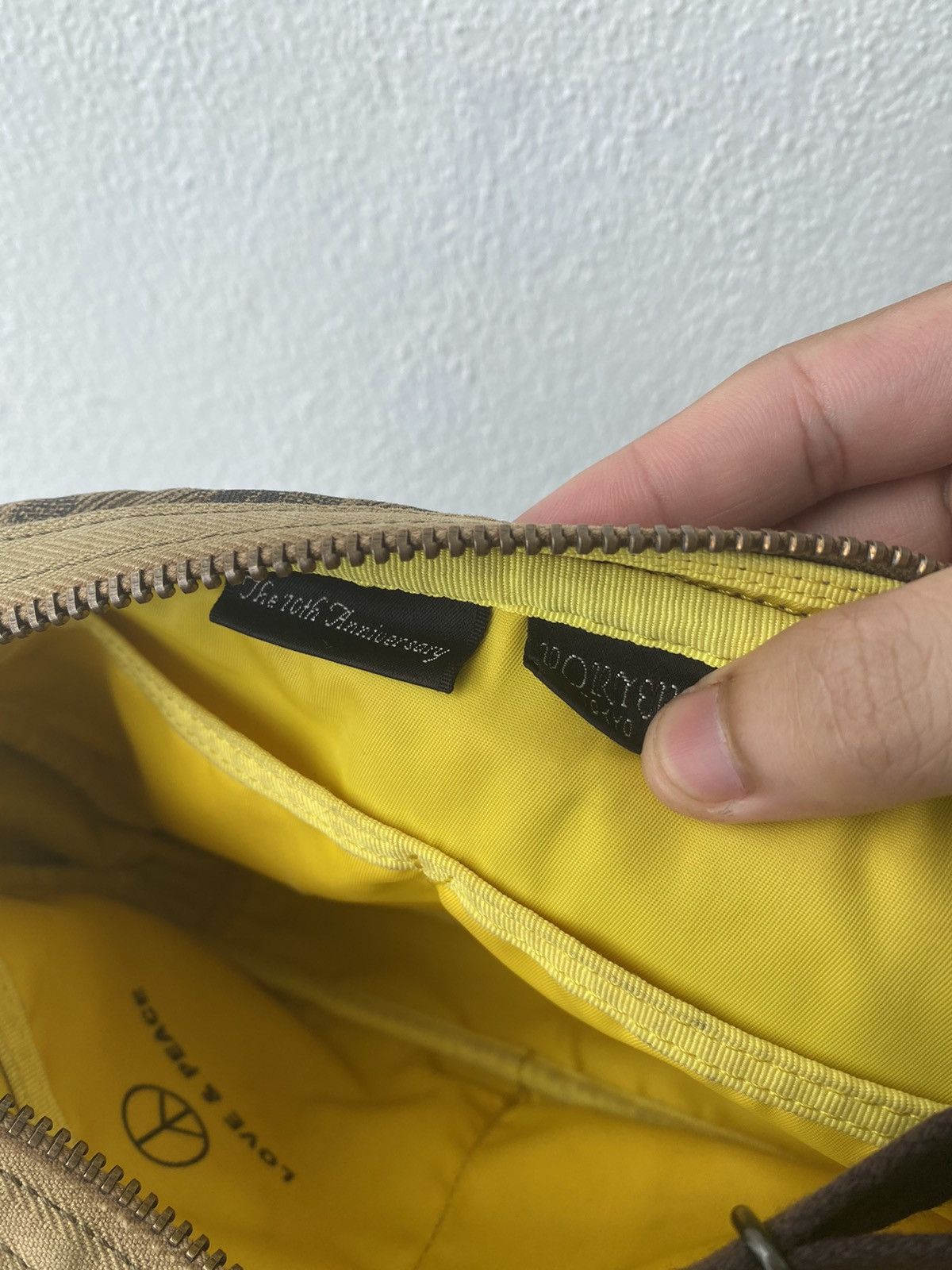 Porter × Vintage Rare! Porter x Love & Peace 70th Anniversary Sling ClutchBag Size ONE SIZE - 9 Thumbnail