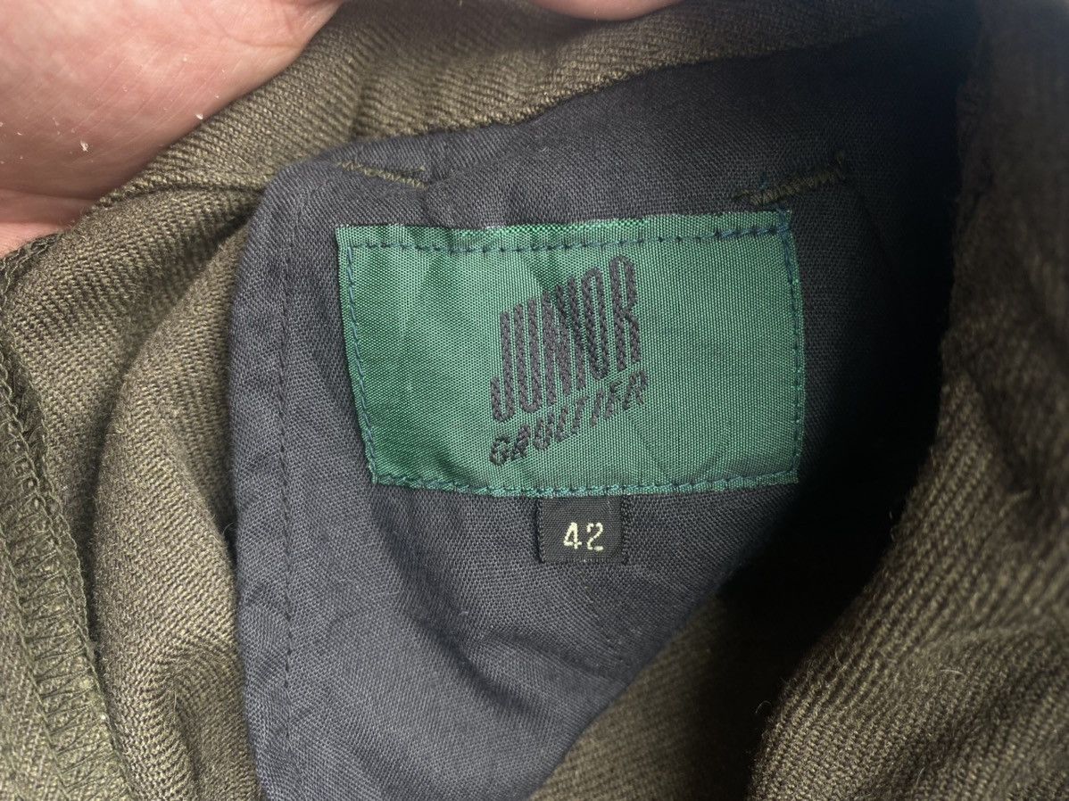 Jean Paul Gaultier × Vintage JPG Sideline Green Wool Shorts Size US 26 / EU 42 - 6 Thumbnail