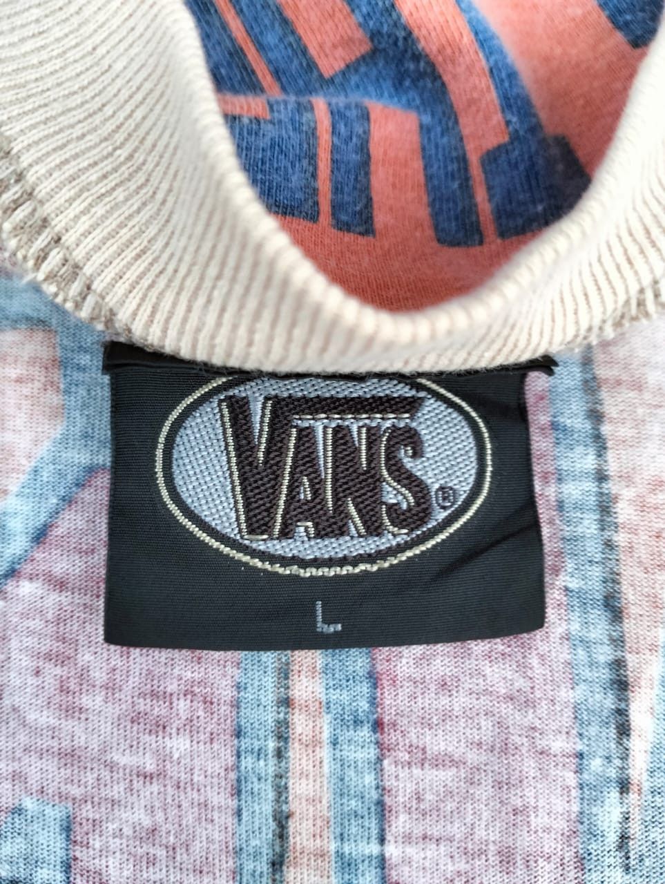 Vans Vintage X Rare X Vans Overprint Tee X Streetwear Size US L / EU 52-54 / 3 - 2 Thumbnail