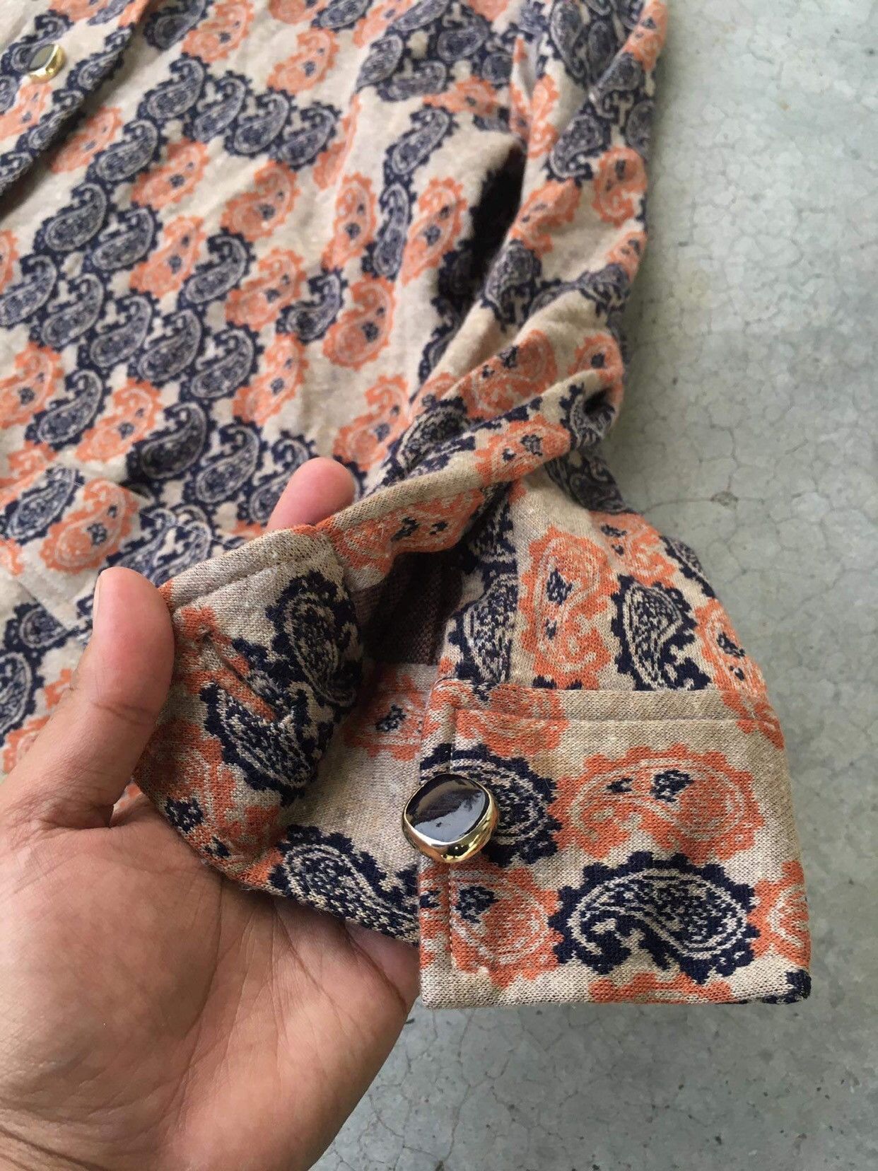 Designer × Japanese Brand × Other 🔴Japanesebrand Over Printed Button Up With Pocket Size US S / EU 44-46 / 1 - 6 Thumbnail