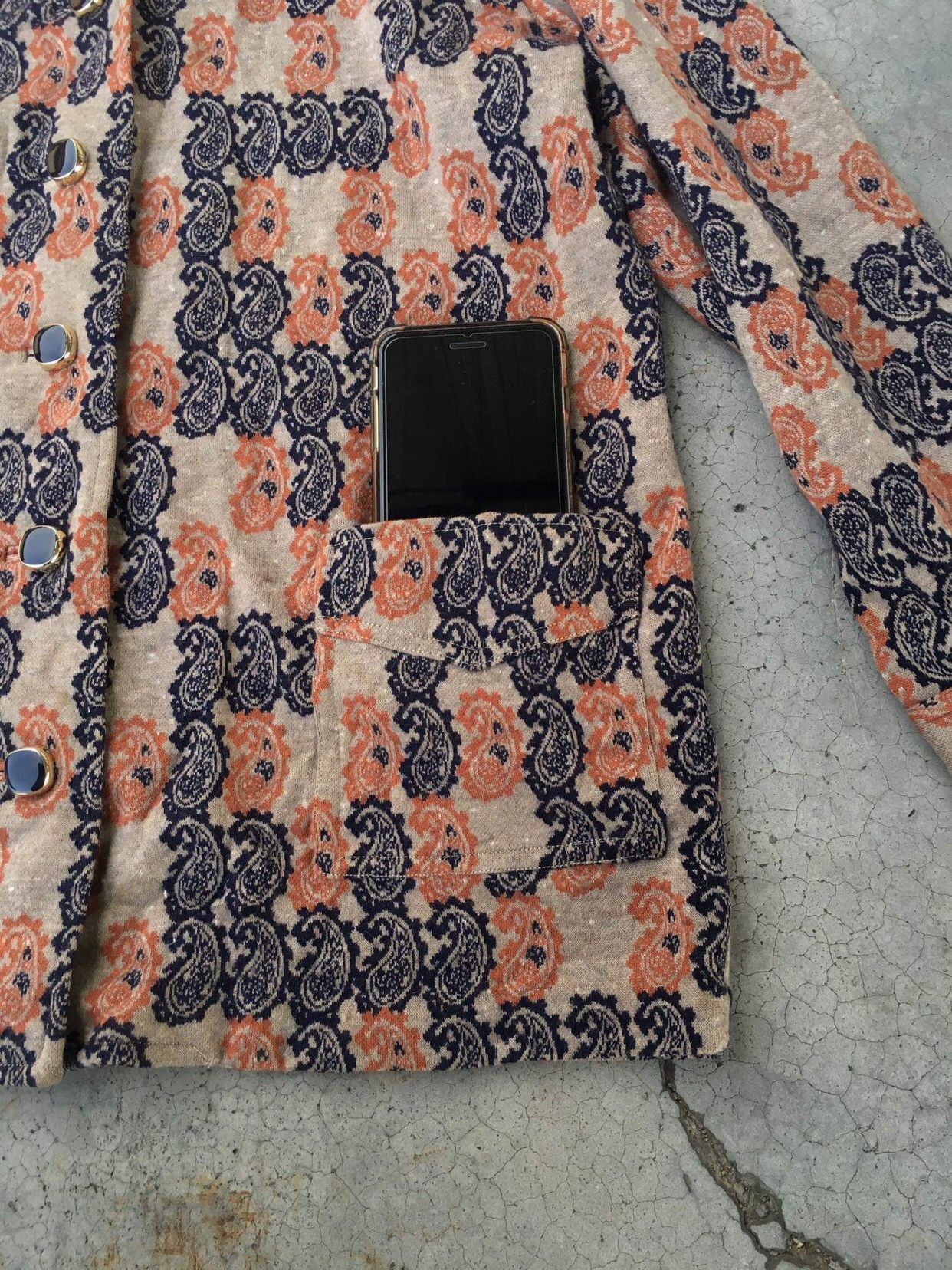 Designer × Japanese Brand × Other 🔴Japanesebrand Over Printed Button Up With Pocket Size US S / EU 44-46 / 1 - 7 Thumbnail
