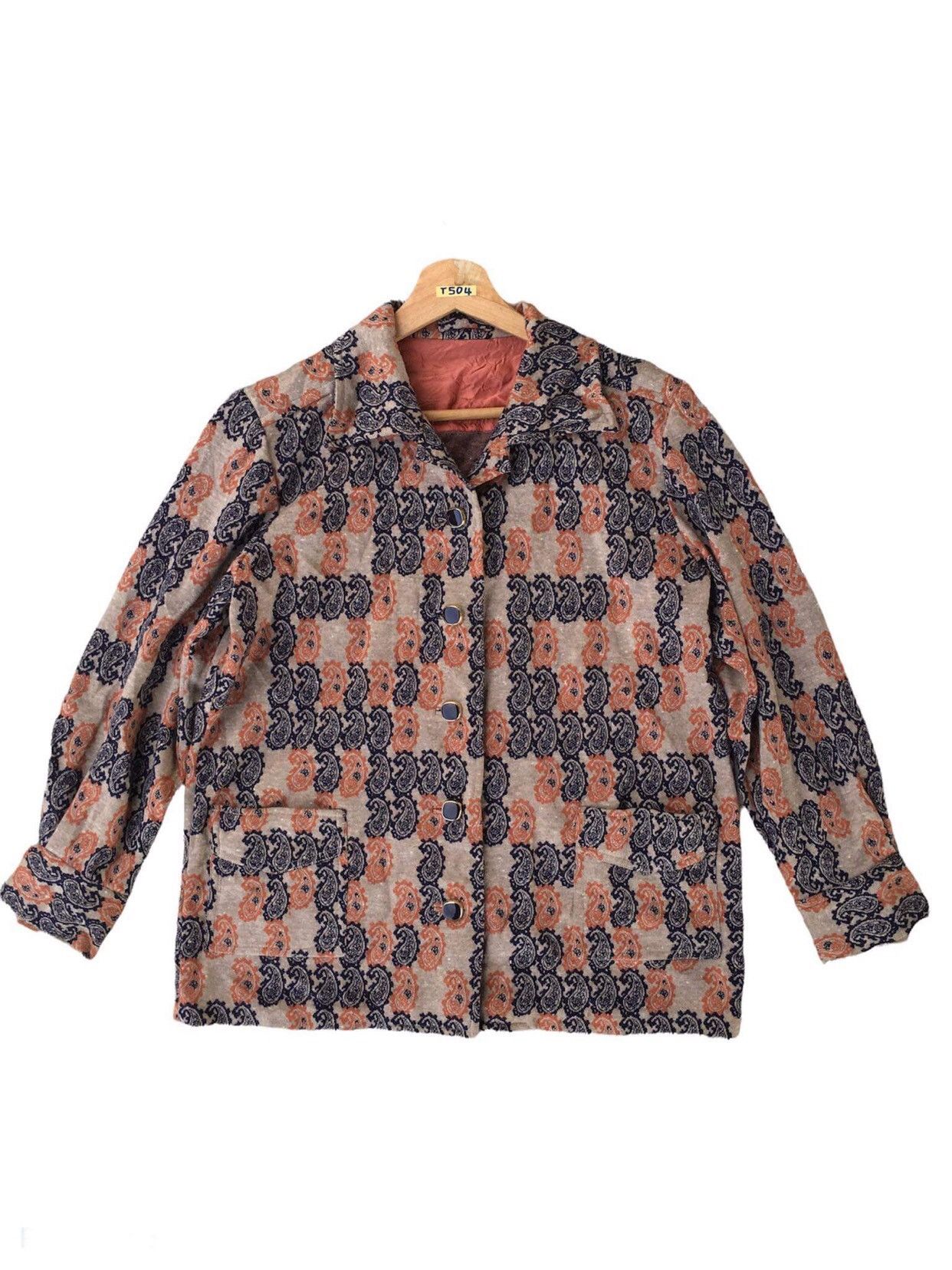 Designer × Japanese Brand × Other 🔴Japanesebrand Over Printed Button Up With Pocket Size US S / EU 44-46 / 1 - 2 Thumbnail