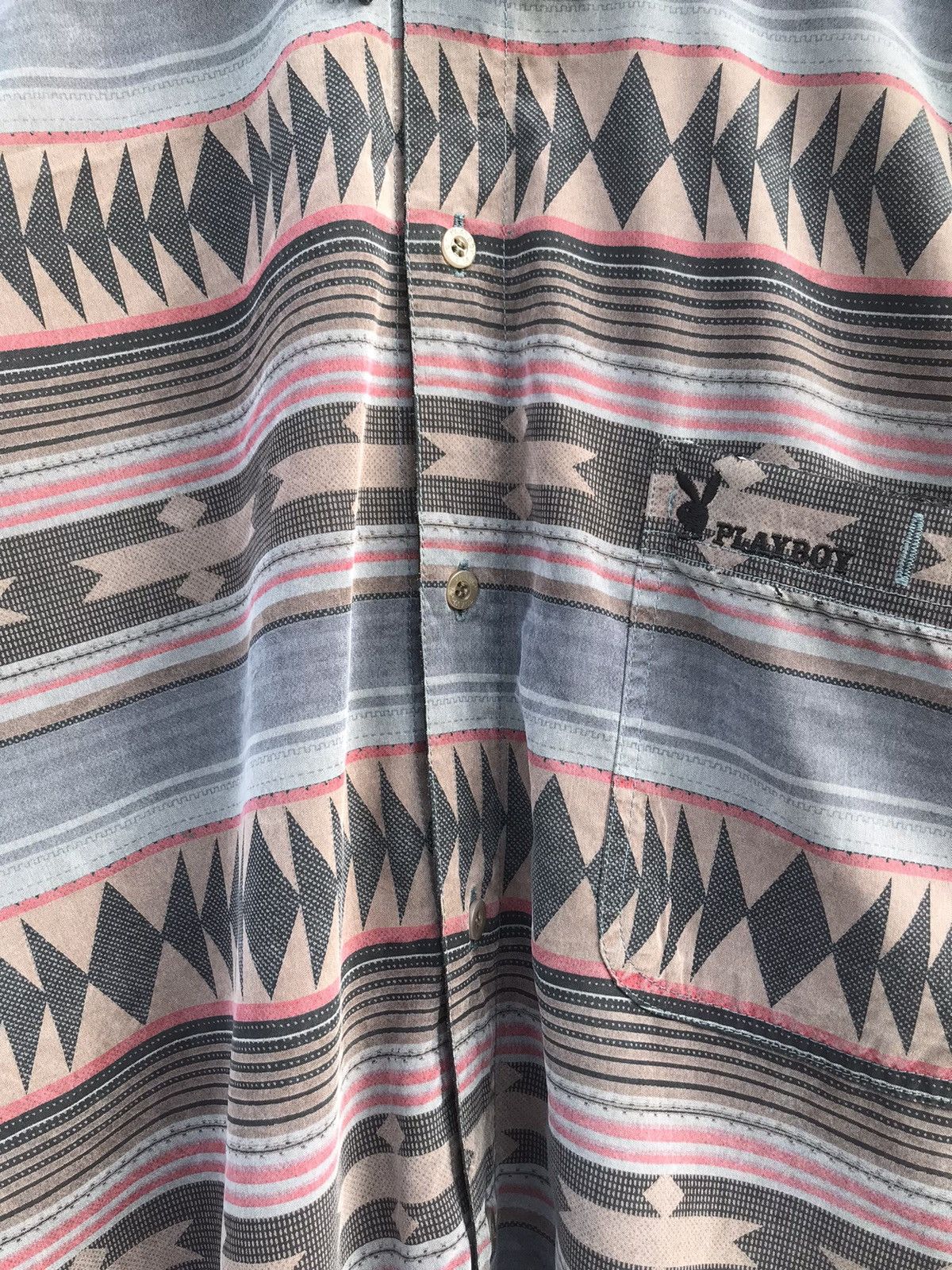 Playboy PLAYBOY LONG SLEEVE NAVAJO SHIRT Size US XL / EU 56 / 4 - 2 Thumbnail