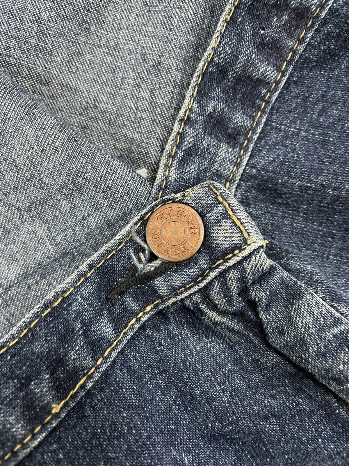 Designer × Hysteric Glamour × Japanese Brand Hysteric Glamour Denim Zigzag Designer Skirt Size 27" / US 4 / IT 40 - 6 Thumbnail