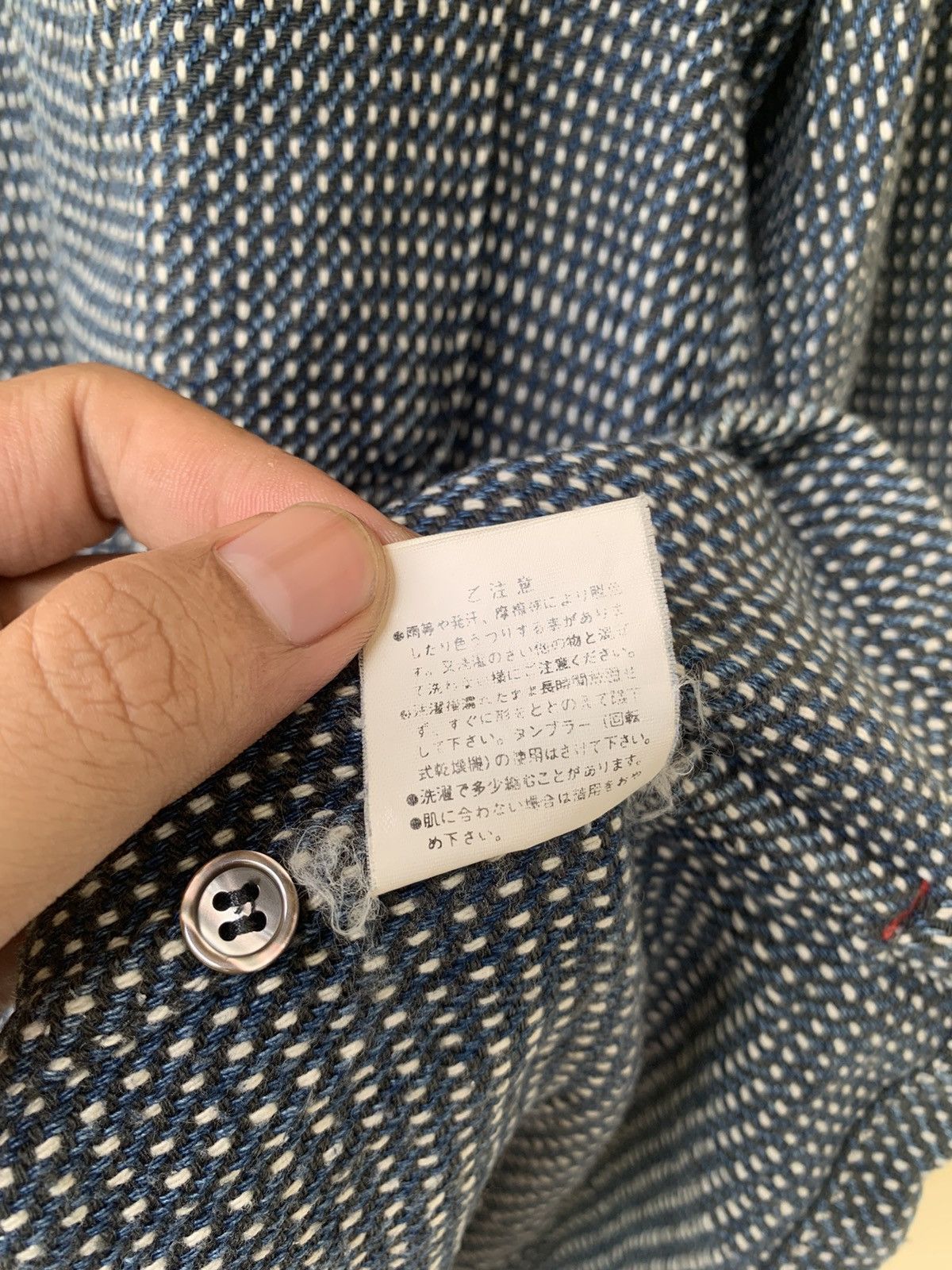 Japanese Brand × Toyo Enterprises × Vintage Gaijin Made sashiko stich Boro Flannel Size US M / EU 48-50 / 2 - 6 Thumbnail