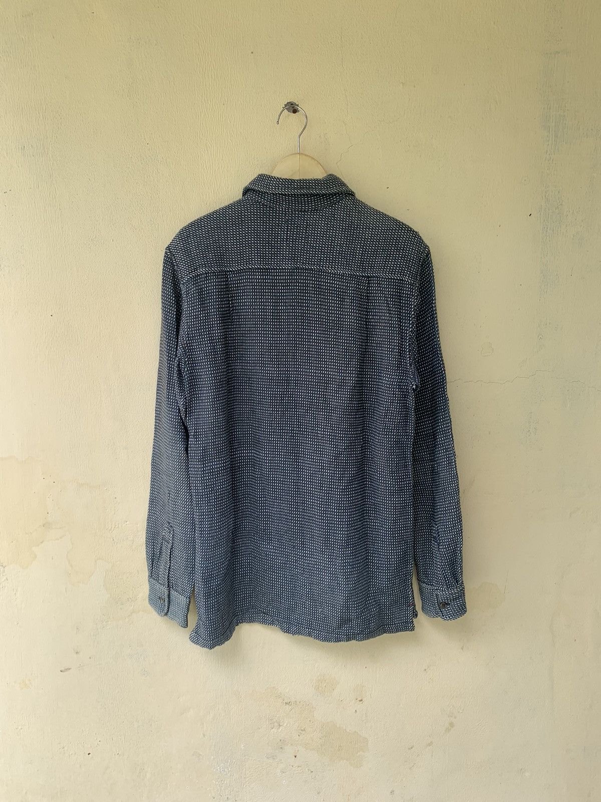 Japanese Brand × Toyo Enterprises × Vintage Gaijin Made sashiko stich Boro Flannel Size US M / EU 48-50 / 2 - 10 Thumbnail